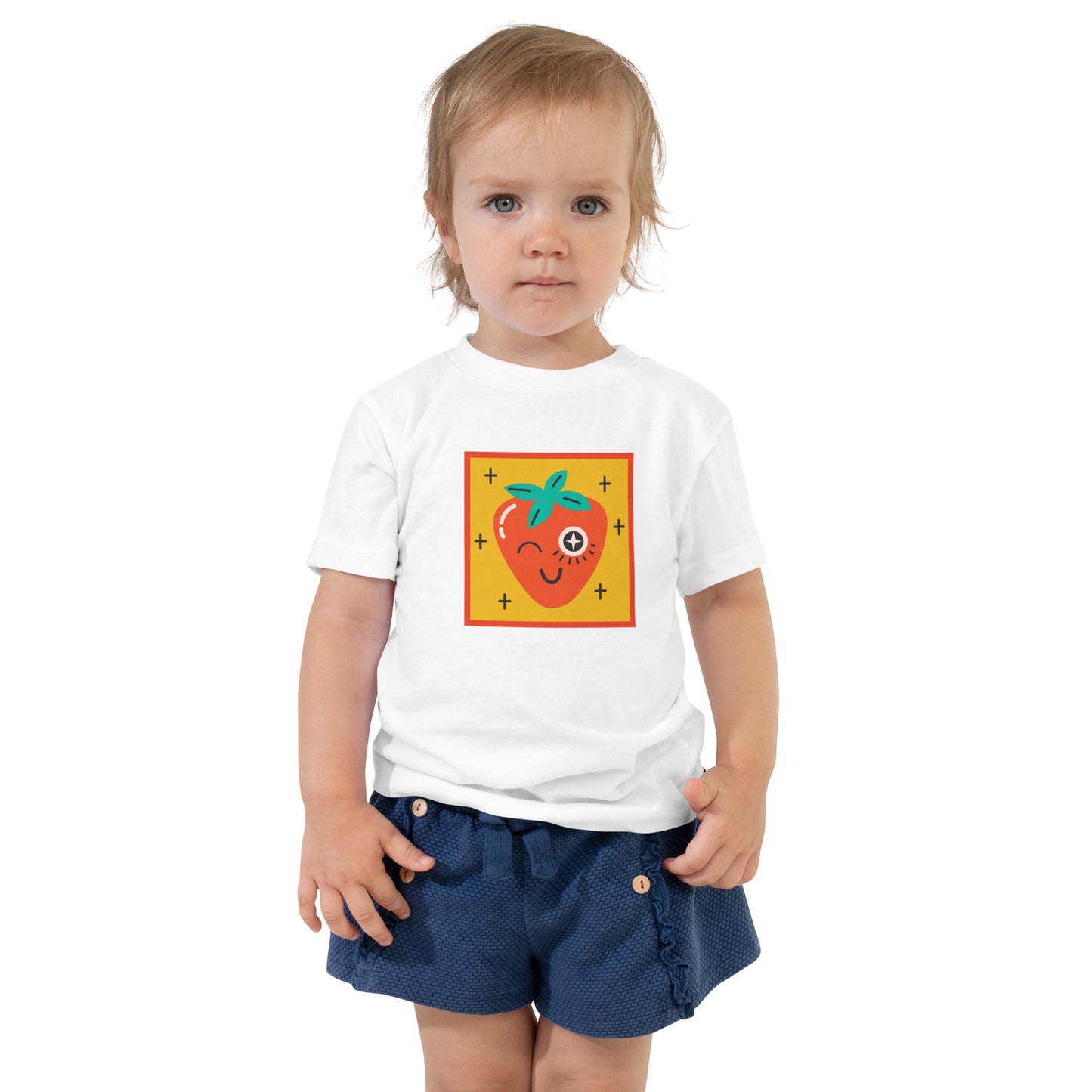 Strawberry Wink - Toddler Short Sleeve Tee