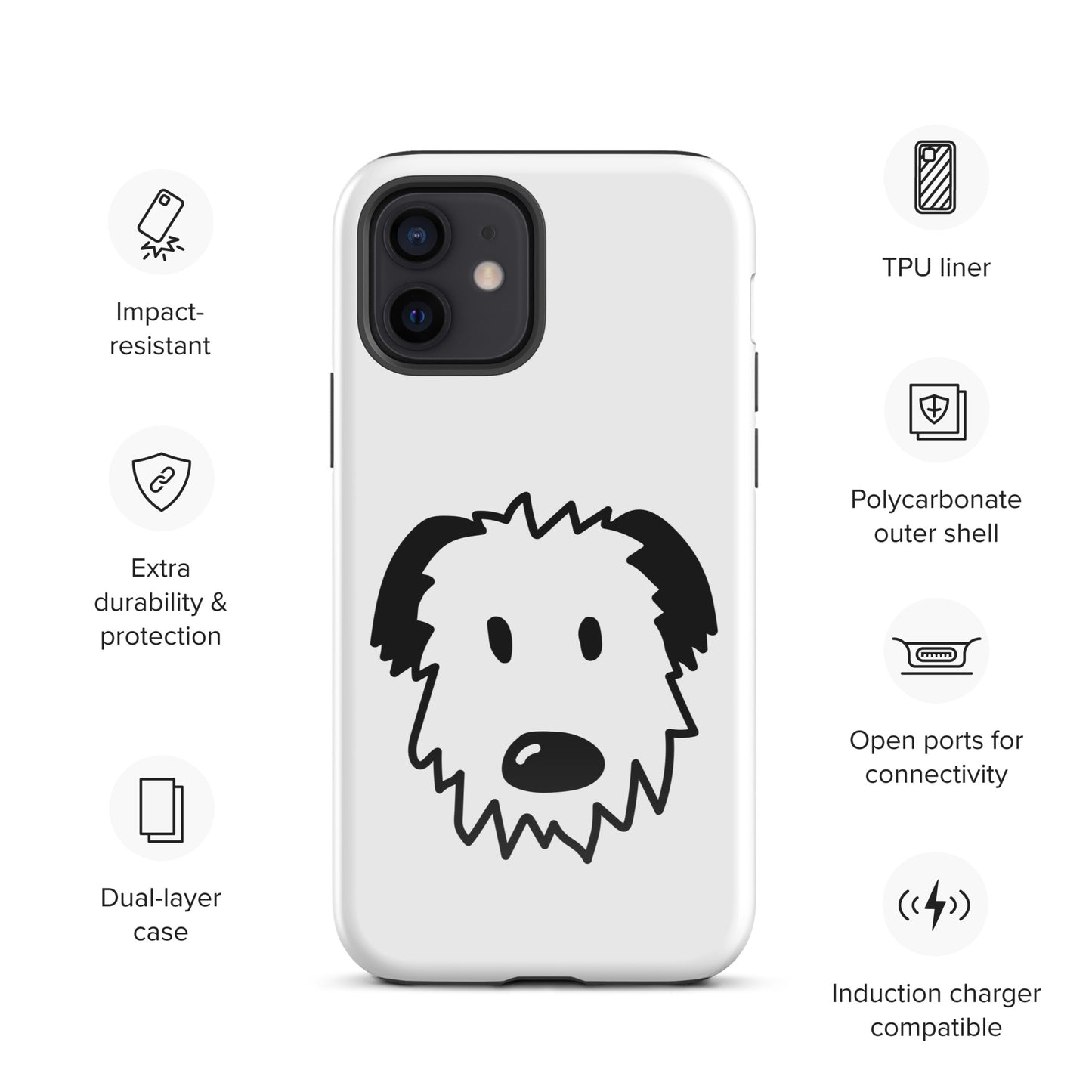 Floof Poof Doggo - Tough Case for iPhone®