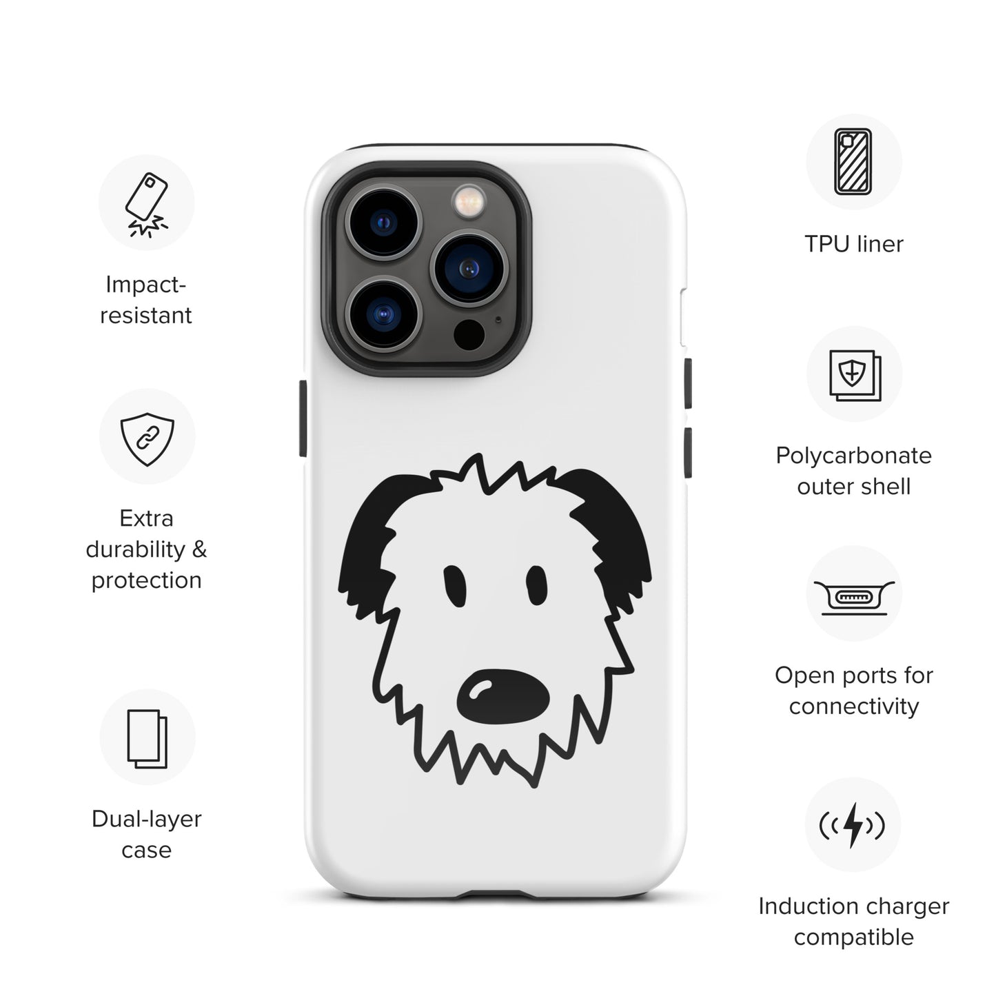 Floof Poof Doggo - Tough Case for iPhone®