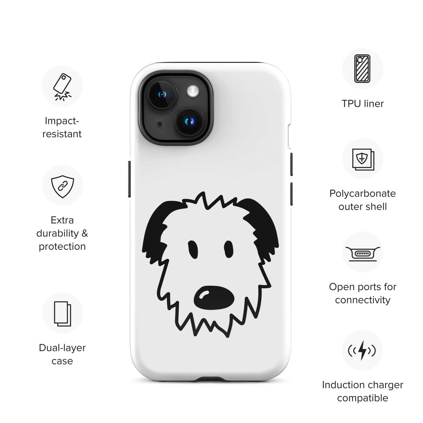 Floof Poof Doggo - Tough Case for iPhone®