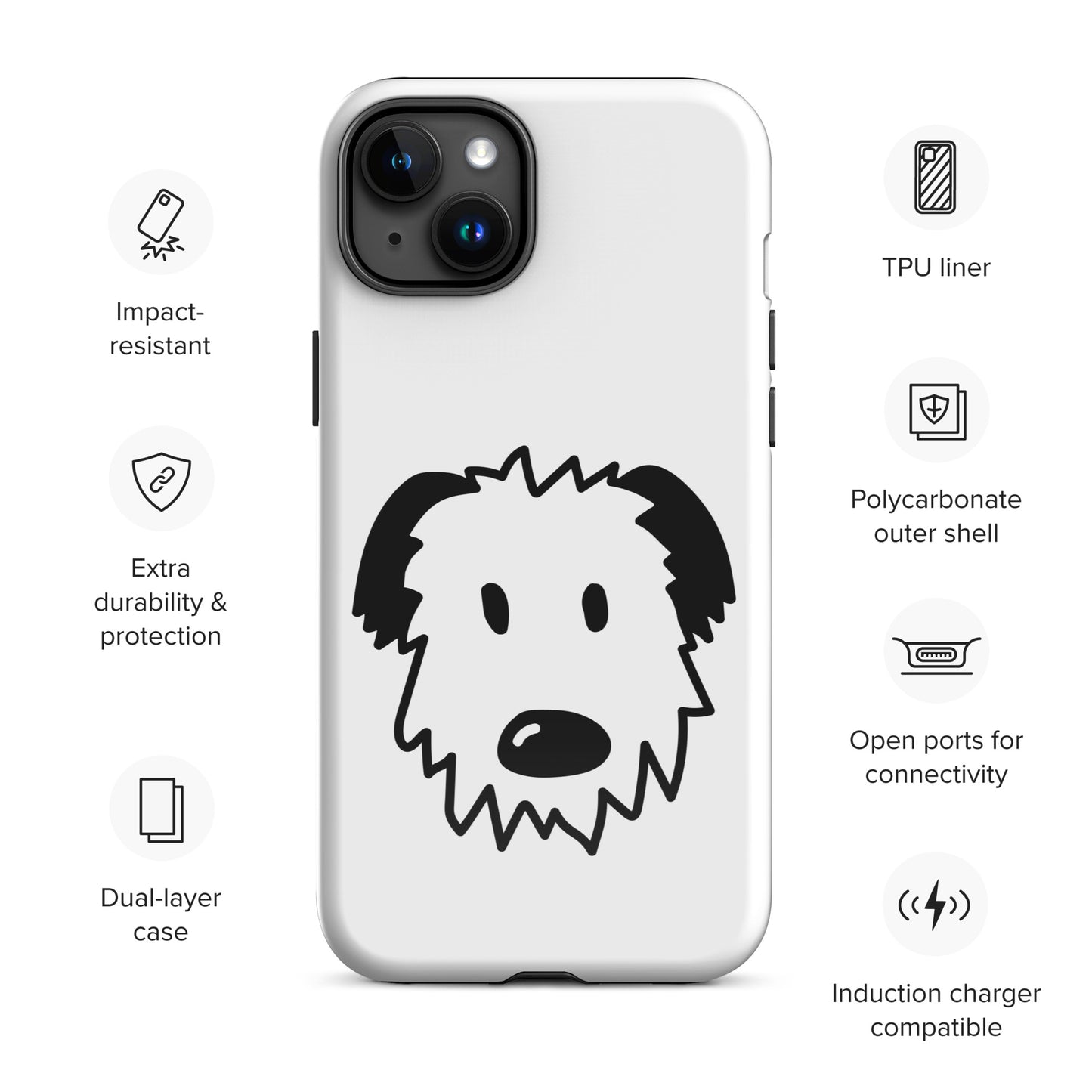 Floof Poof Doggo - Tough Case for iPhone®