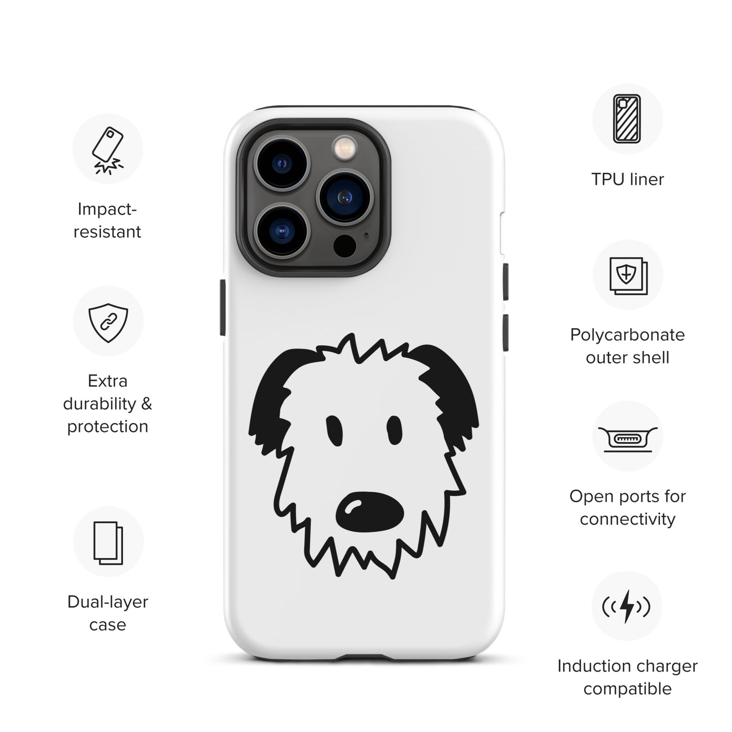 Floof Poof Doggo - Tough Case for iPhone®