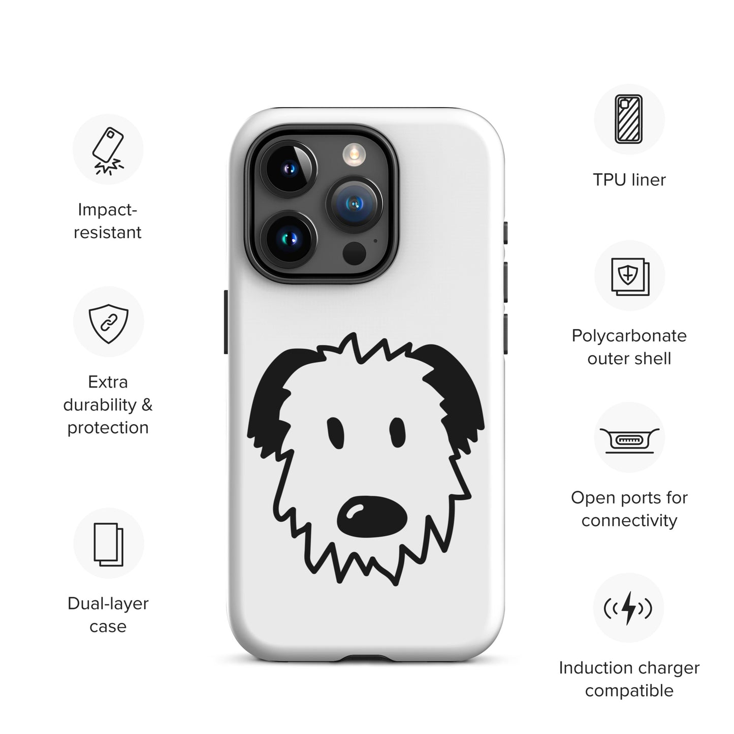 Floof Poof Doggo - Tough Case for iPhone®