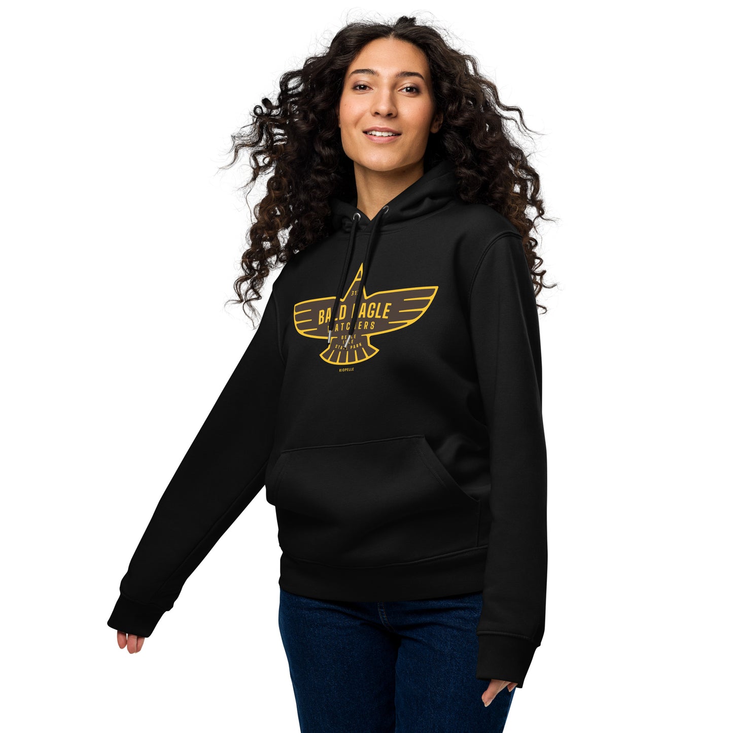 Bald Eagle Watchers Belle Isle State Park - Unisex Eco Hoodie