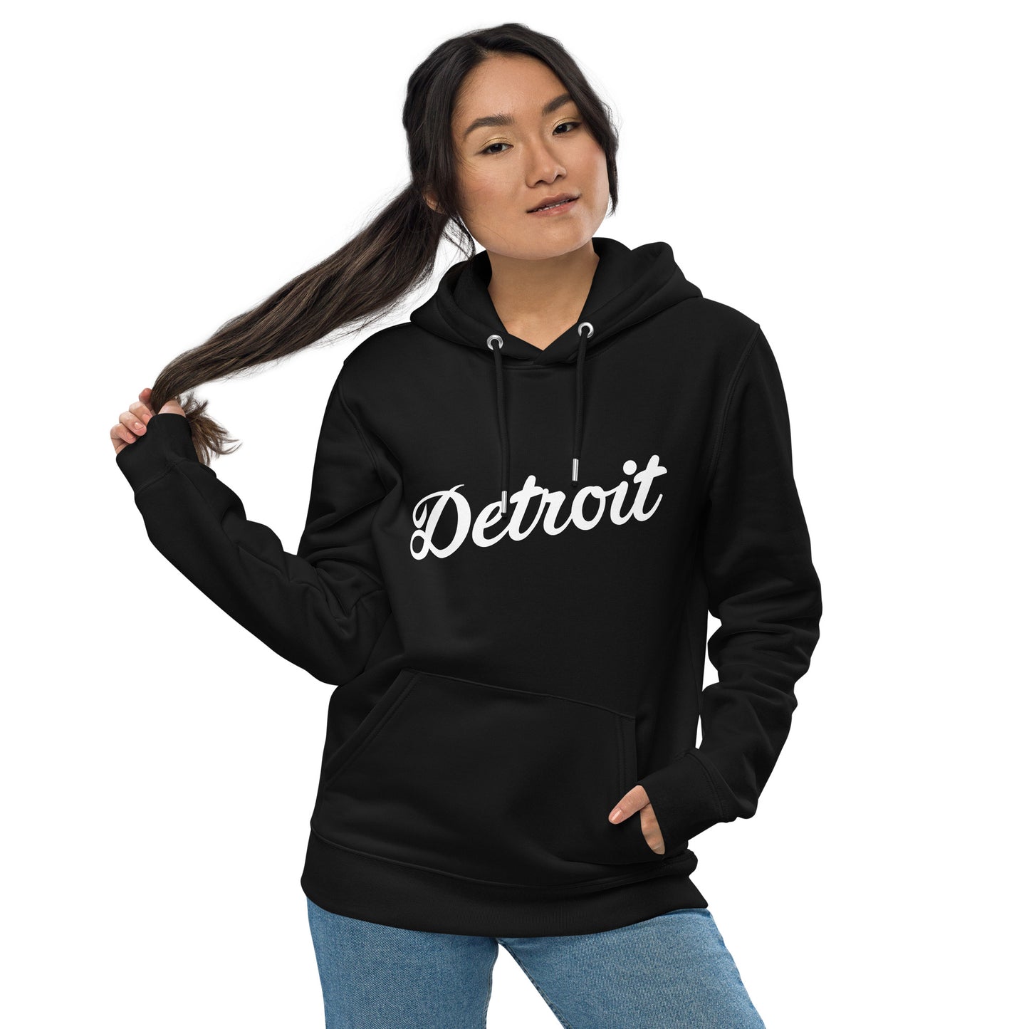 Detroit Script - Eco Hoodie