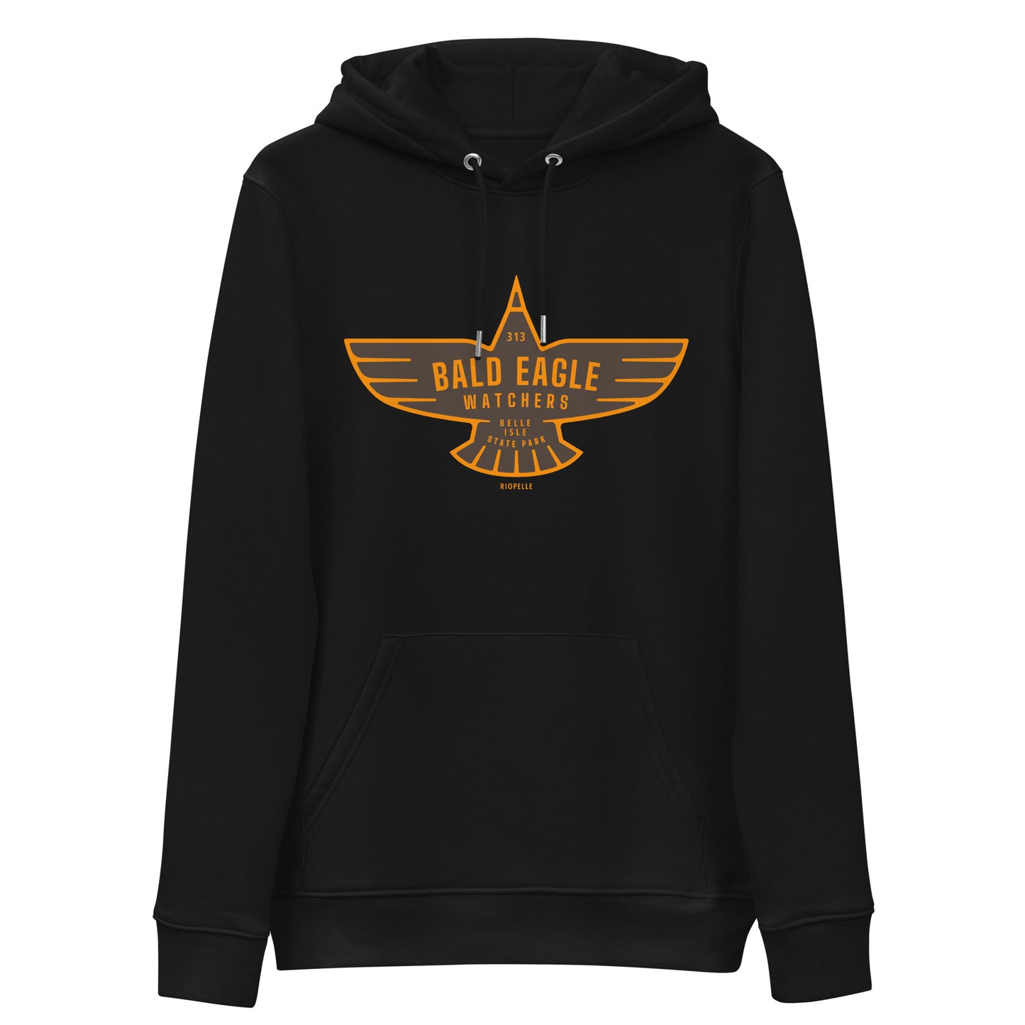 Bald Eagle Watchers Belle Isle State Park - Unisex Eco Hoodie