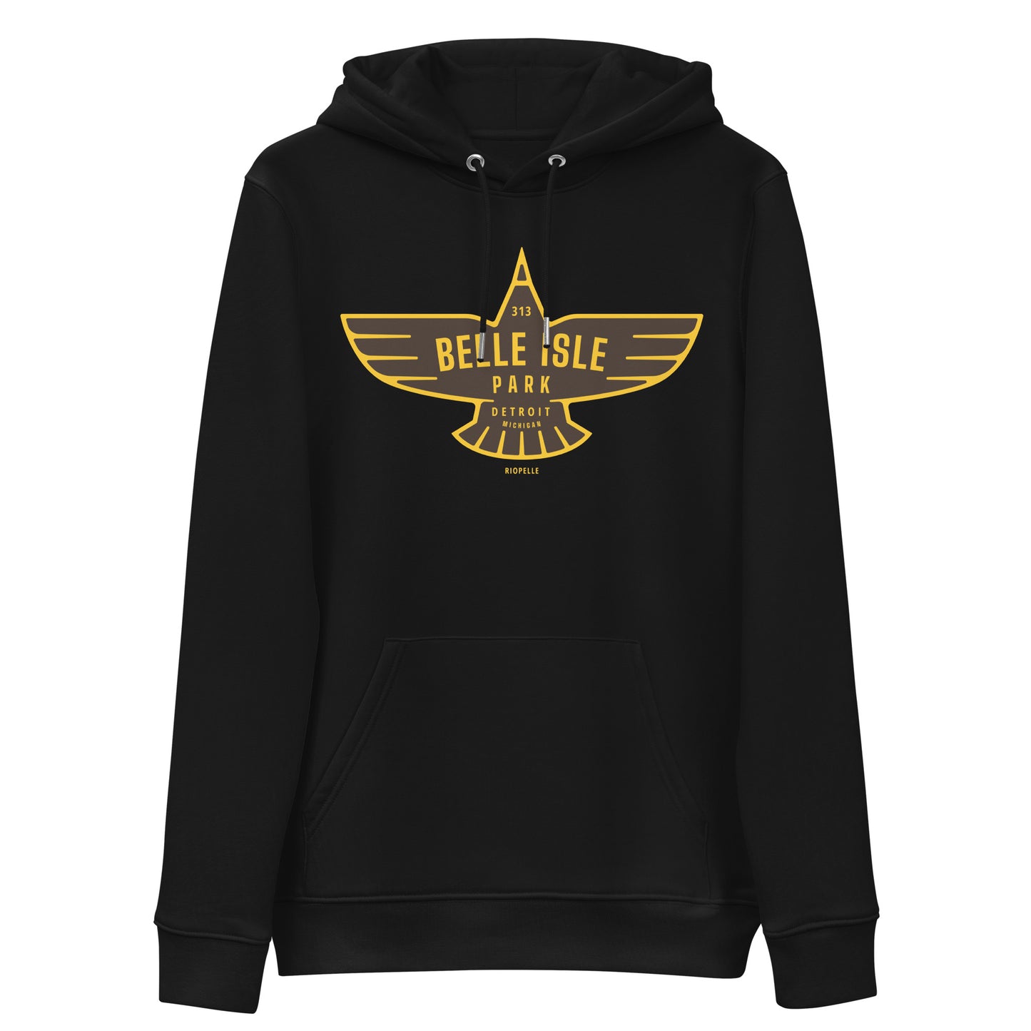 Belle Isle Park Eagle Icon - Unisex Eco Hoodie