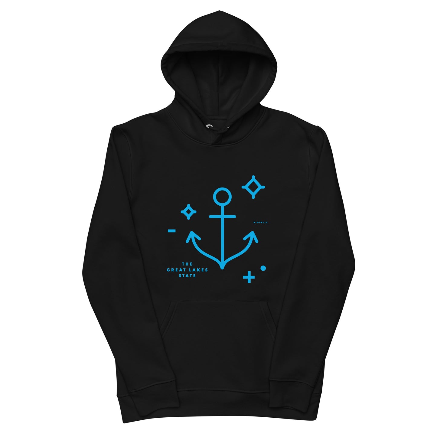 The Great Lakes State Anchor - Unisex Eco Hoodie