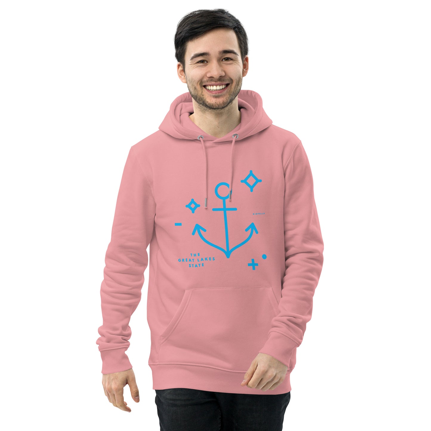 The Great Lakes State Anchor - Unisex Eco Hoodie