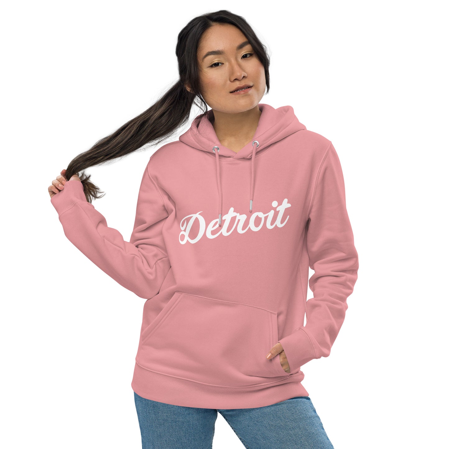 Detroit Script - Eco Hoodie