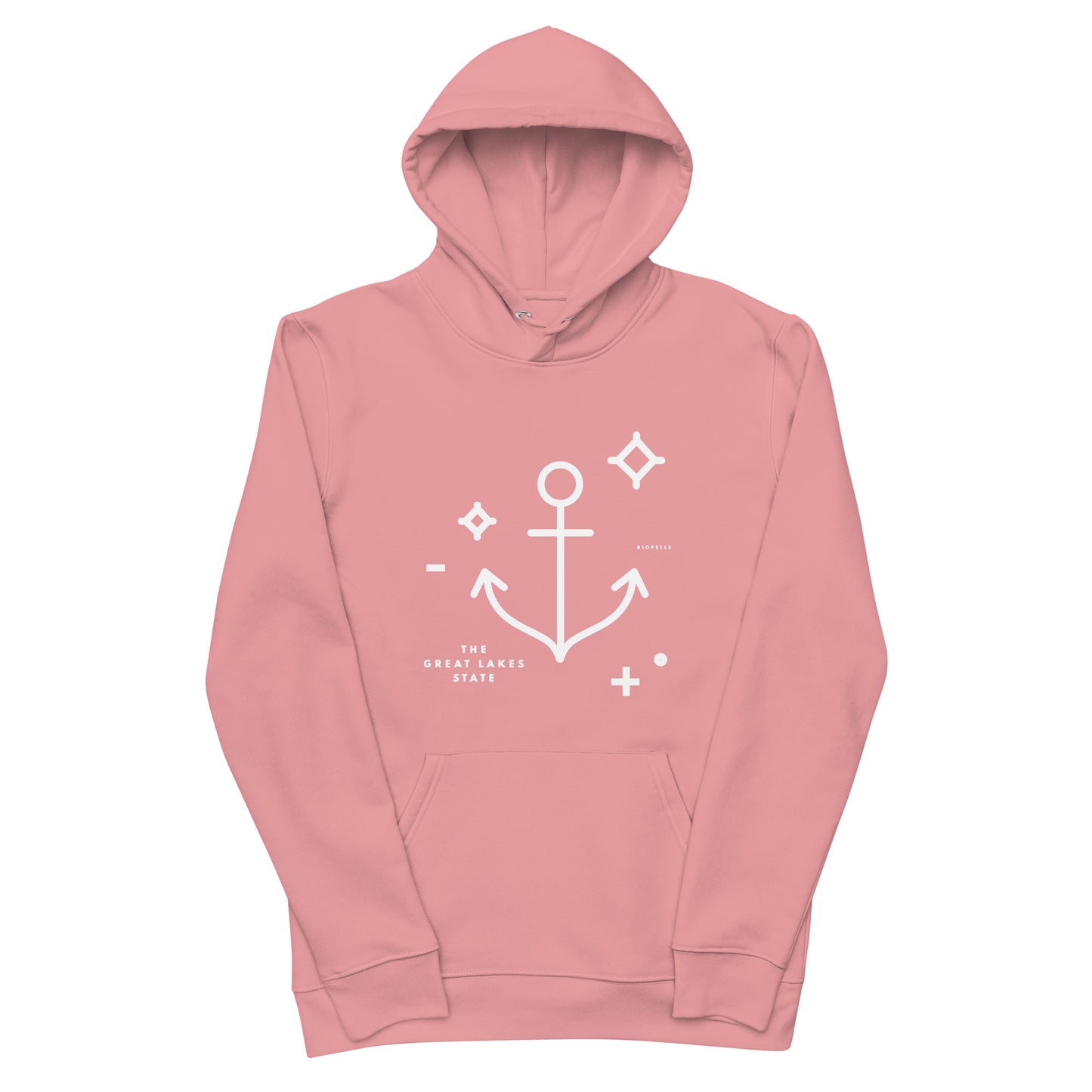 The Great Lakes State Anchor - Unisex Eco Hoodie