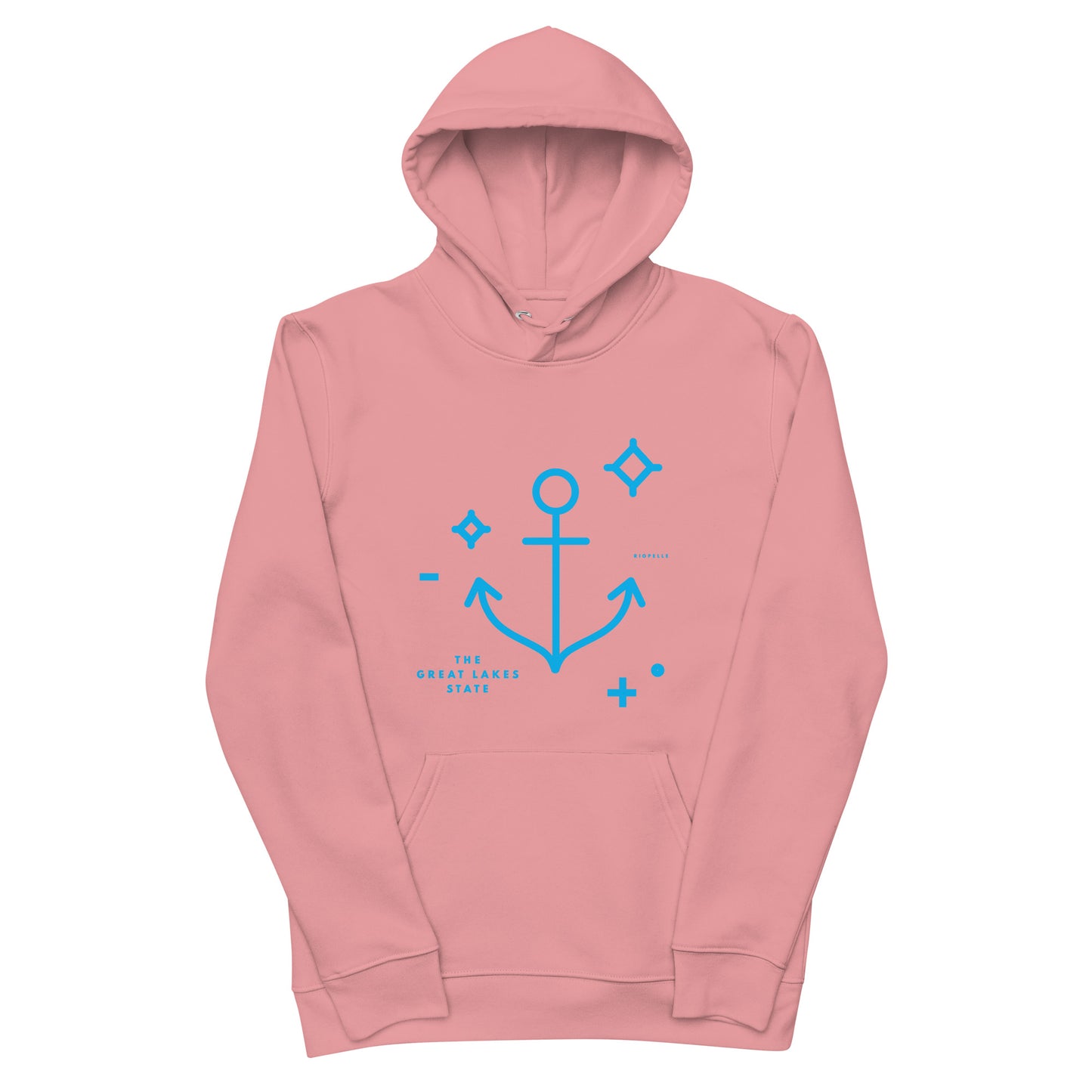 The Great Lakes State Anchor - Unisex Eco Hoodie