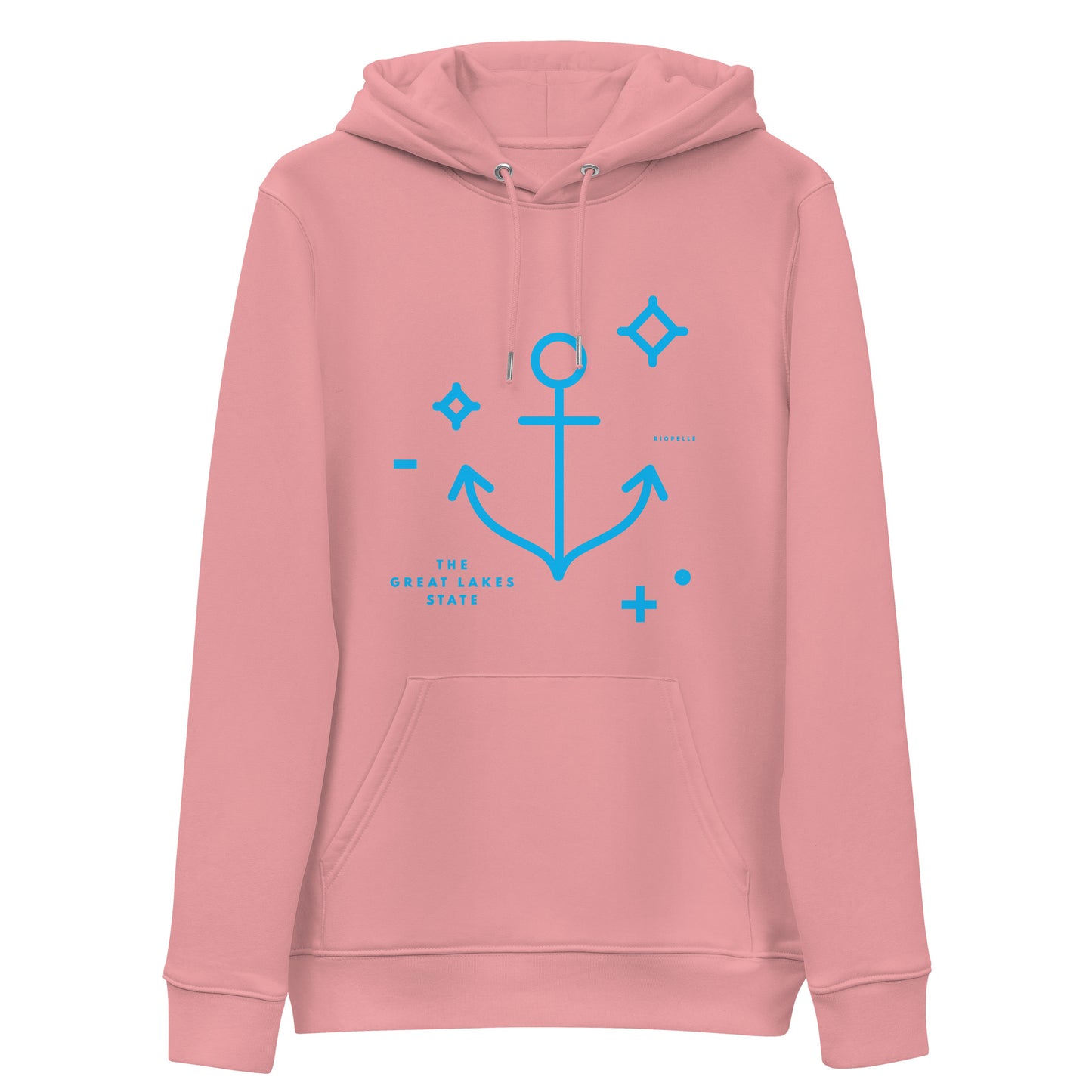 The Great Lakes State Anchor - Unisex Eco Hoodie