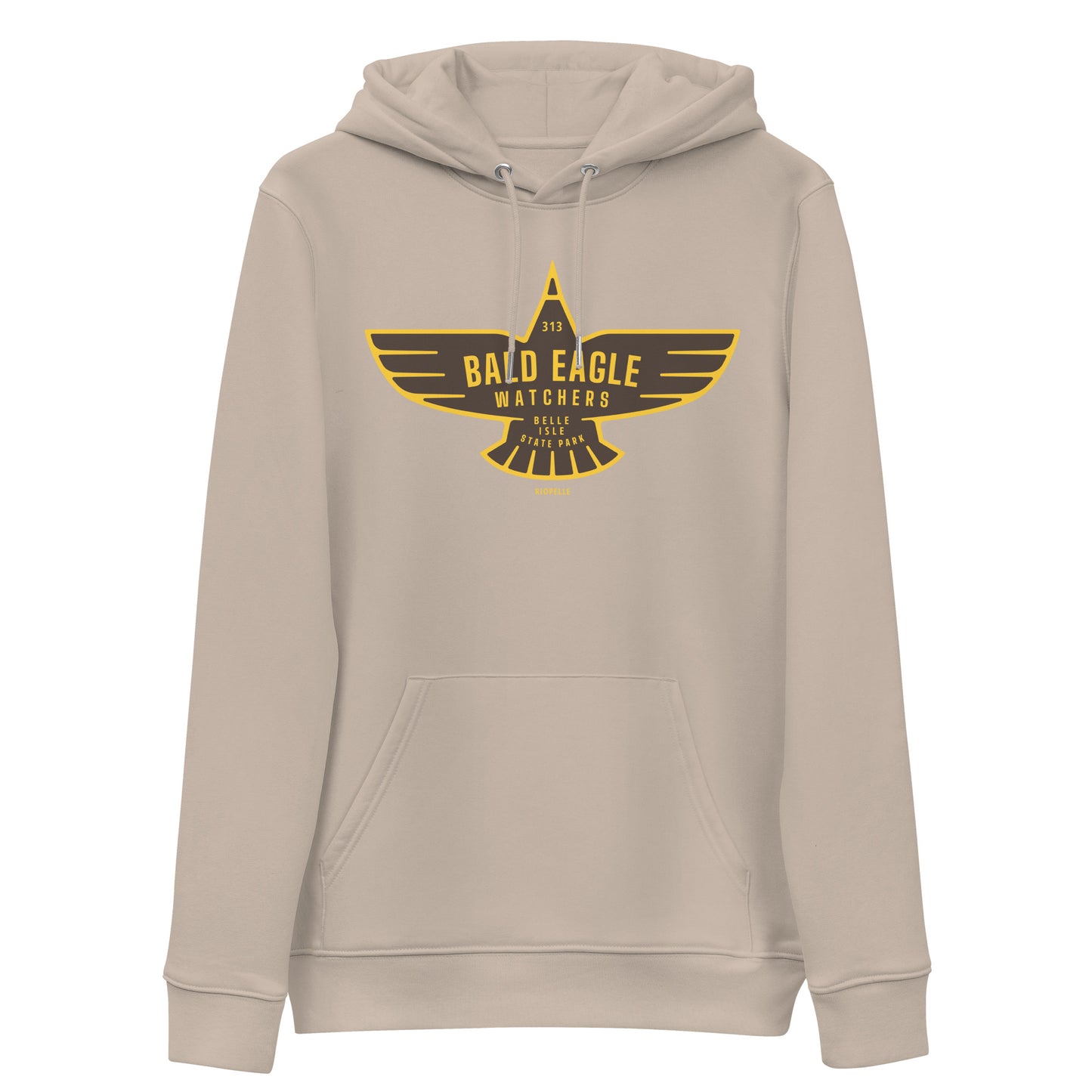 Bald Eagle Watchers Belle Isle State Park - Unisex Eco Hoodie