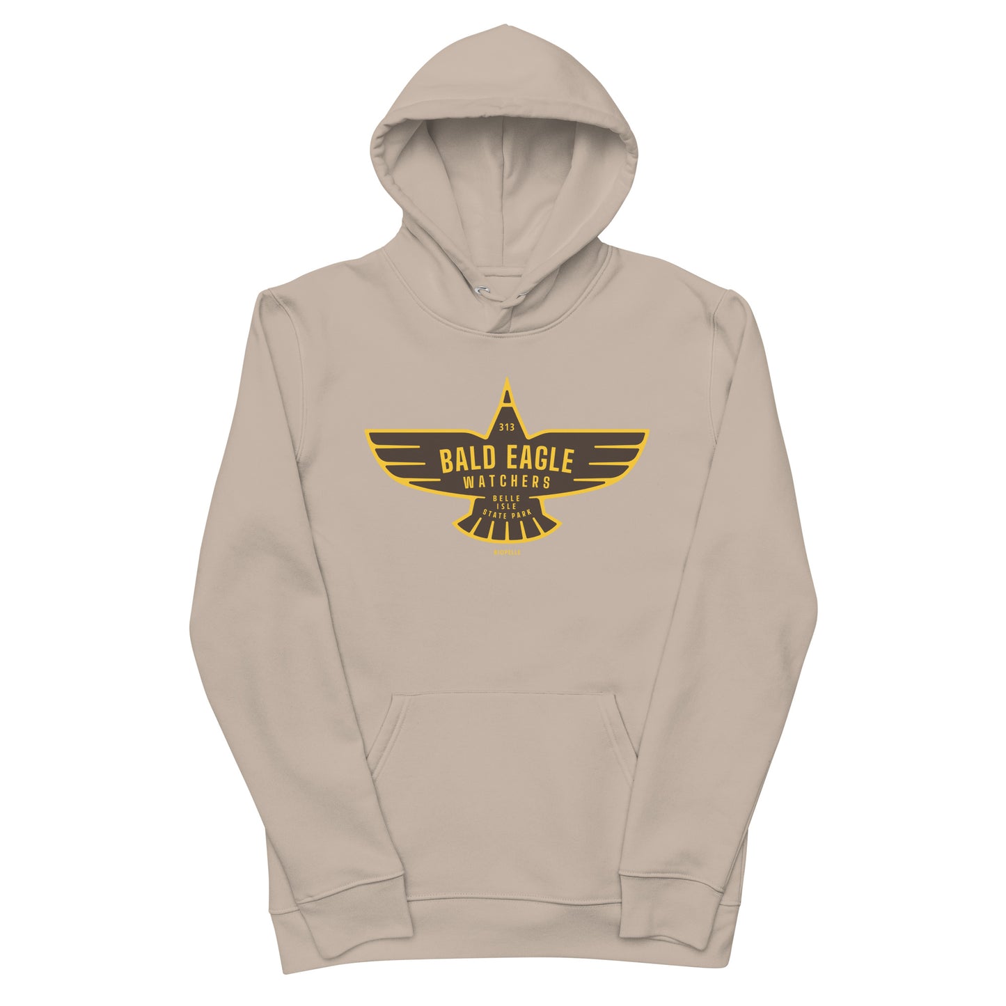 Bald Eagle Watchers Belle Isle State Park - Unisex Eco Hoodie