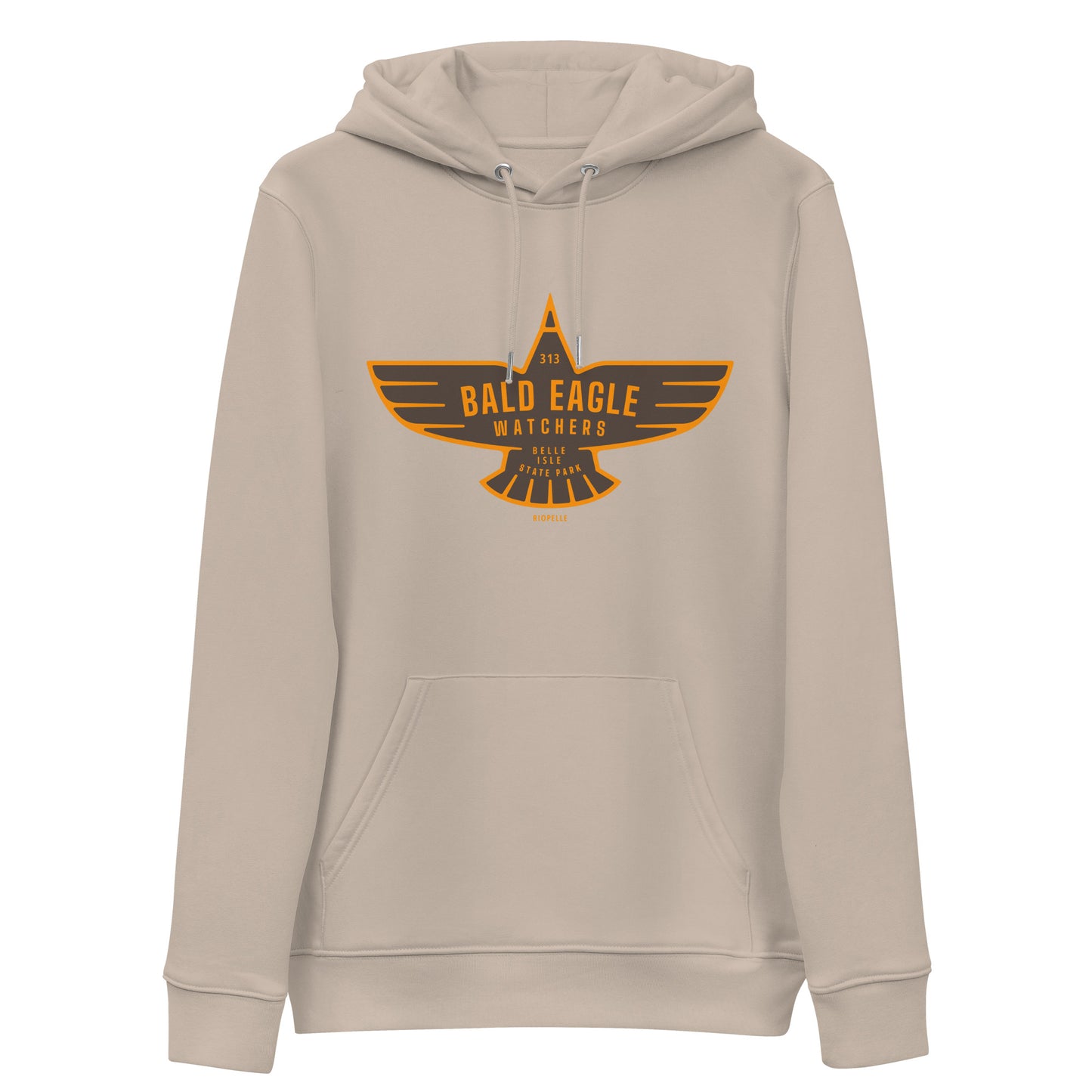 Bald Eagle Watchers Belle Isle State Park - Unisex Eco Hoodie