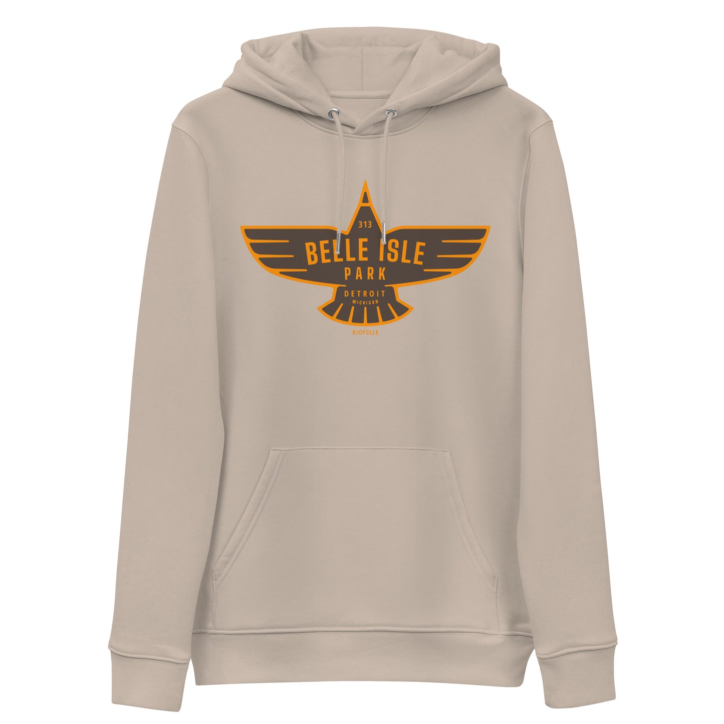 Belle Isle Park Eagle Icon - Unisex Eco Hoodie