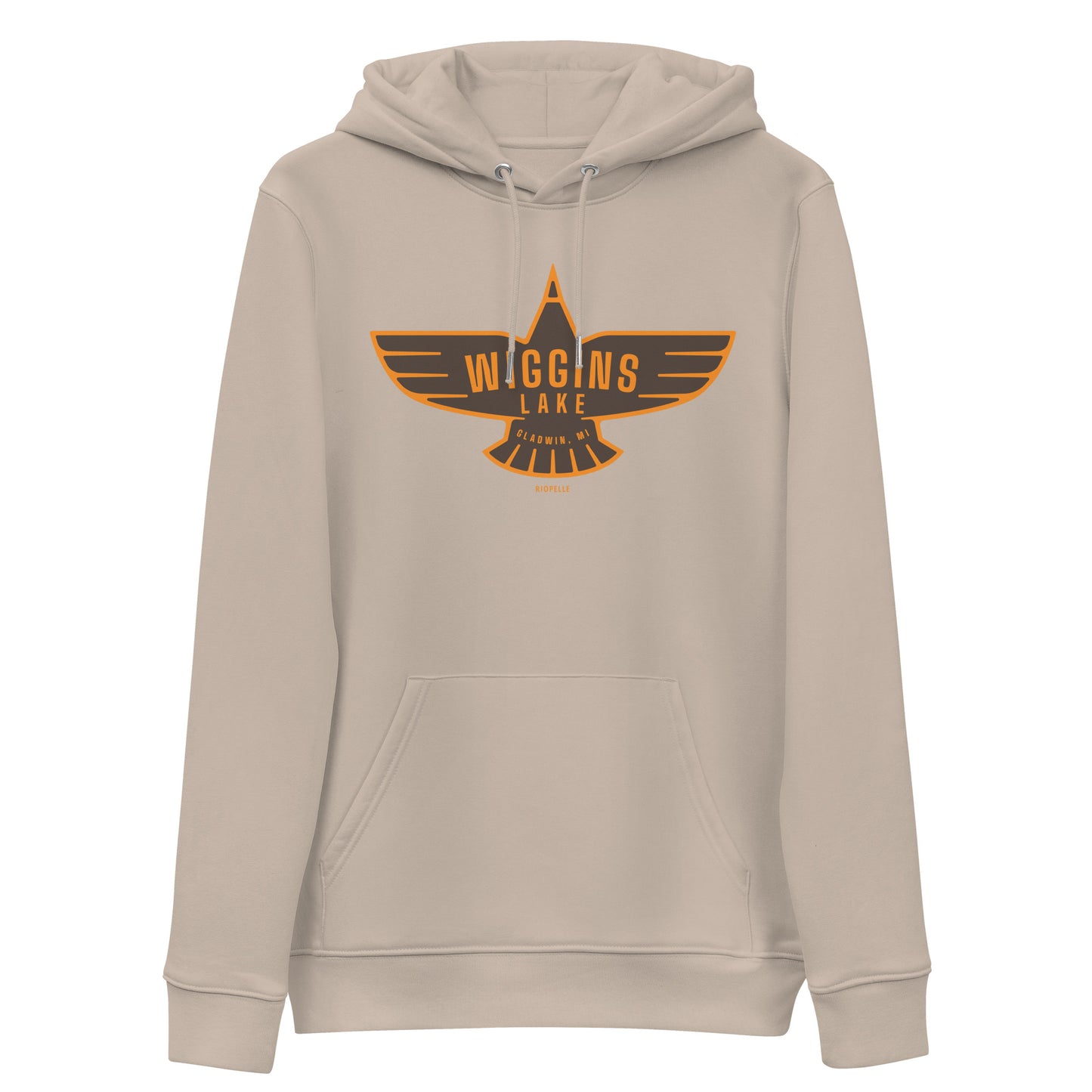 Wiggins Lake Eagle Icon - Unisex Eco Hoodie