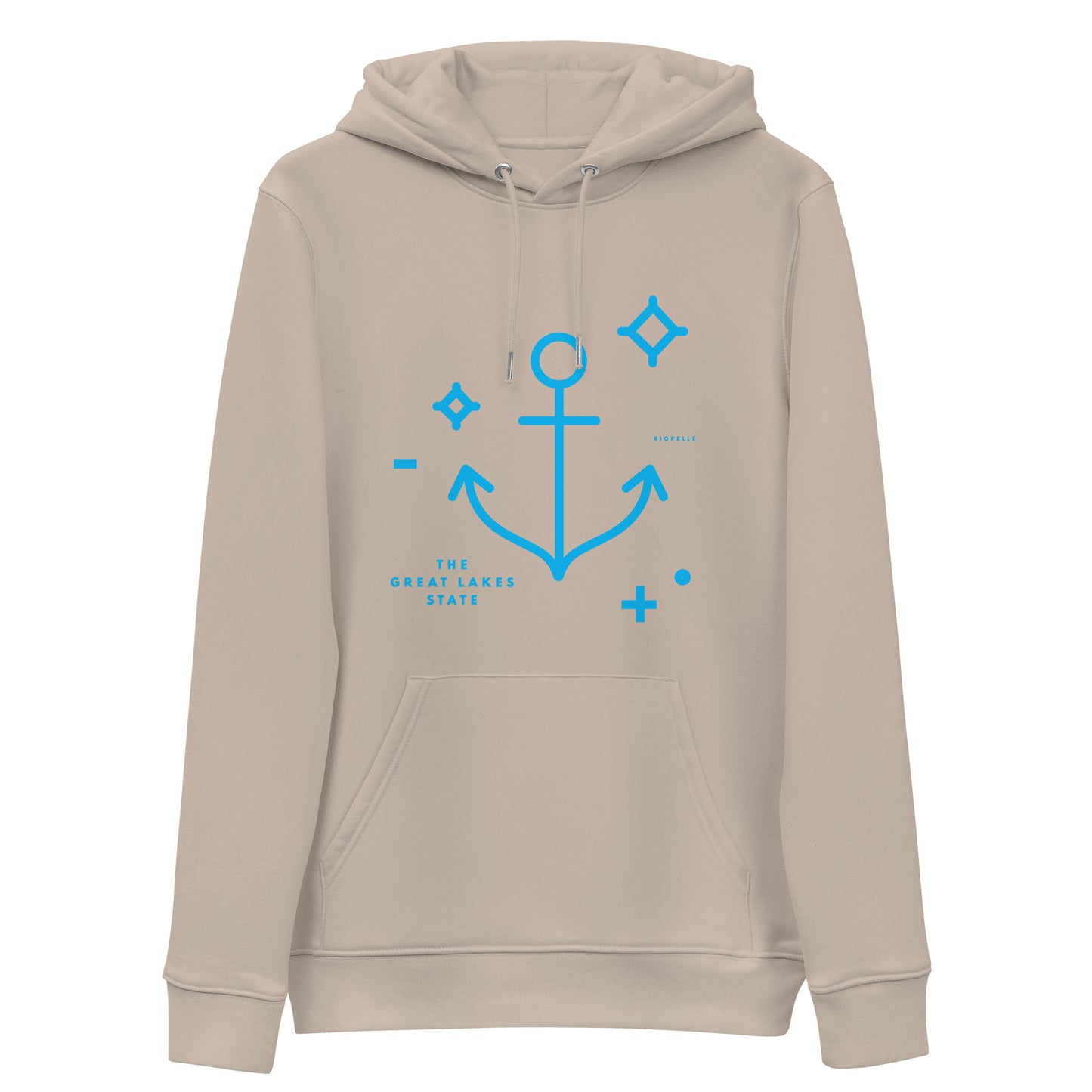 The Great Lakes State Anchor - Unisex Eco Hoodie