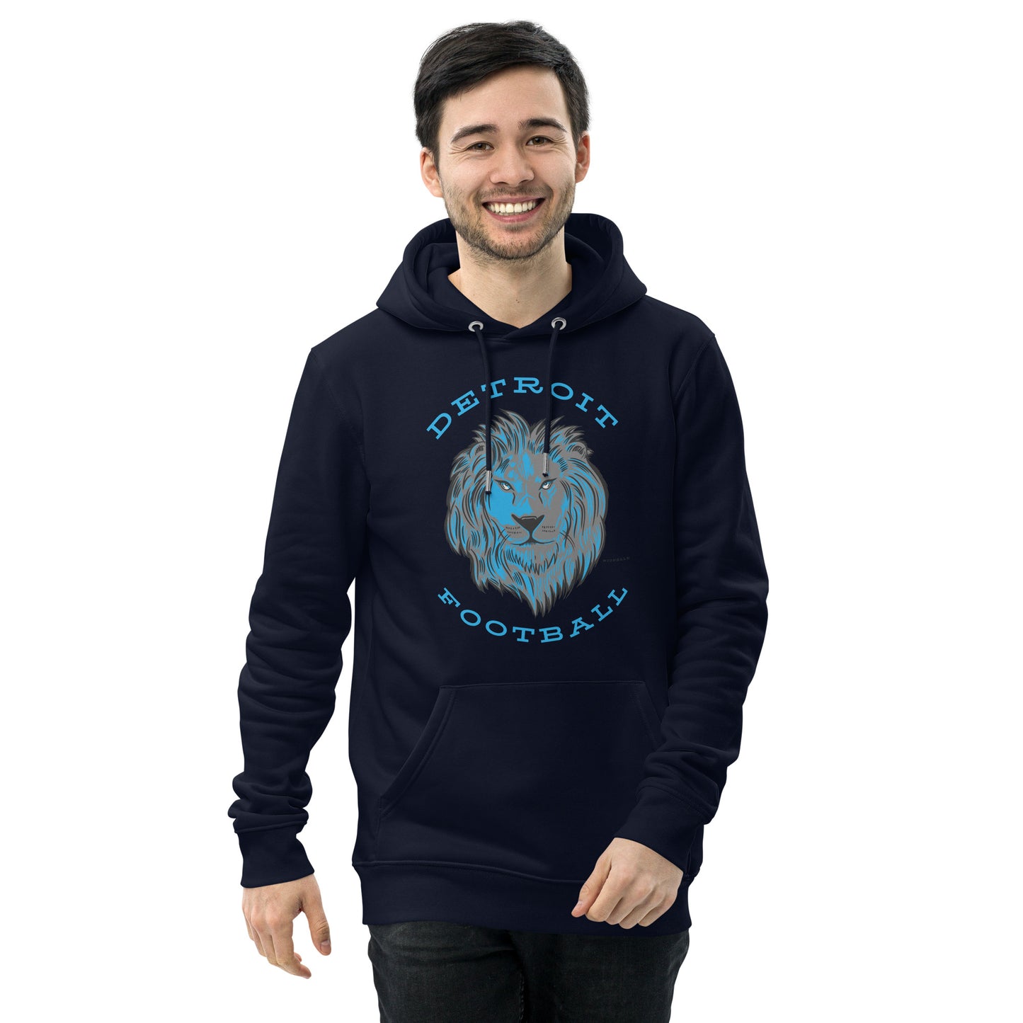 Detroit Football - Unisex Eco Hoodie