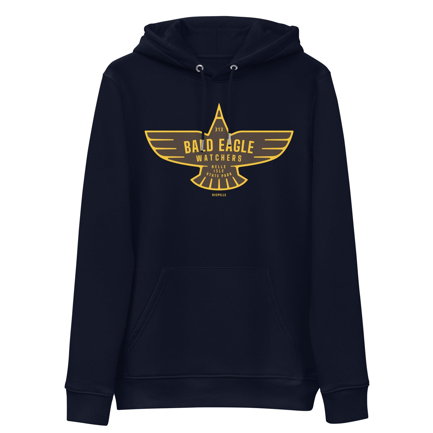 Bald Eagle Watchers Belle Isle State Park - Unisex Eco Hoodie