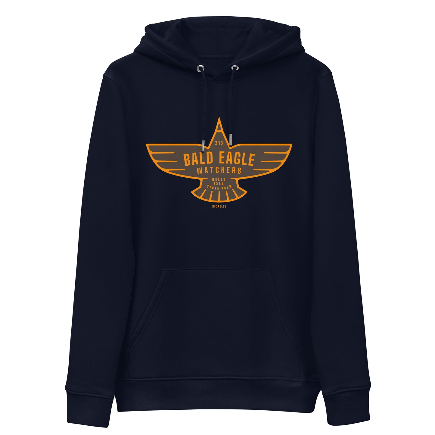 Bald Eagle Watchers Belle Isle State Park - Unisex Eco Hoodie