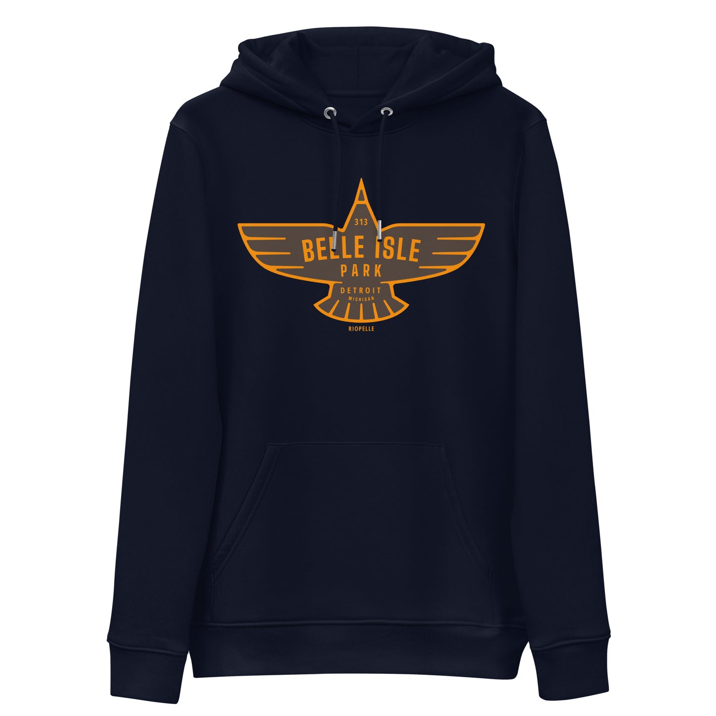 Belle Isle Park Eagle Icon - Unisex Eco Hoodie