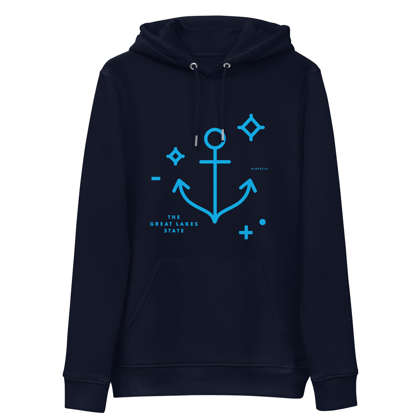 The Great Lakes State Anchor - Unisex Eco Hoodie