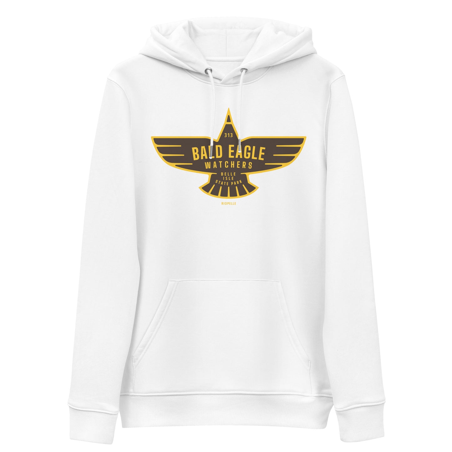 Bald Eagle Watchers Belle Isle State Park - Unisex Eco Hoodie