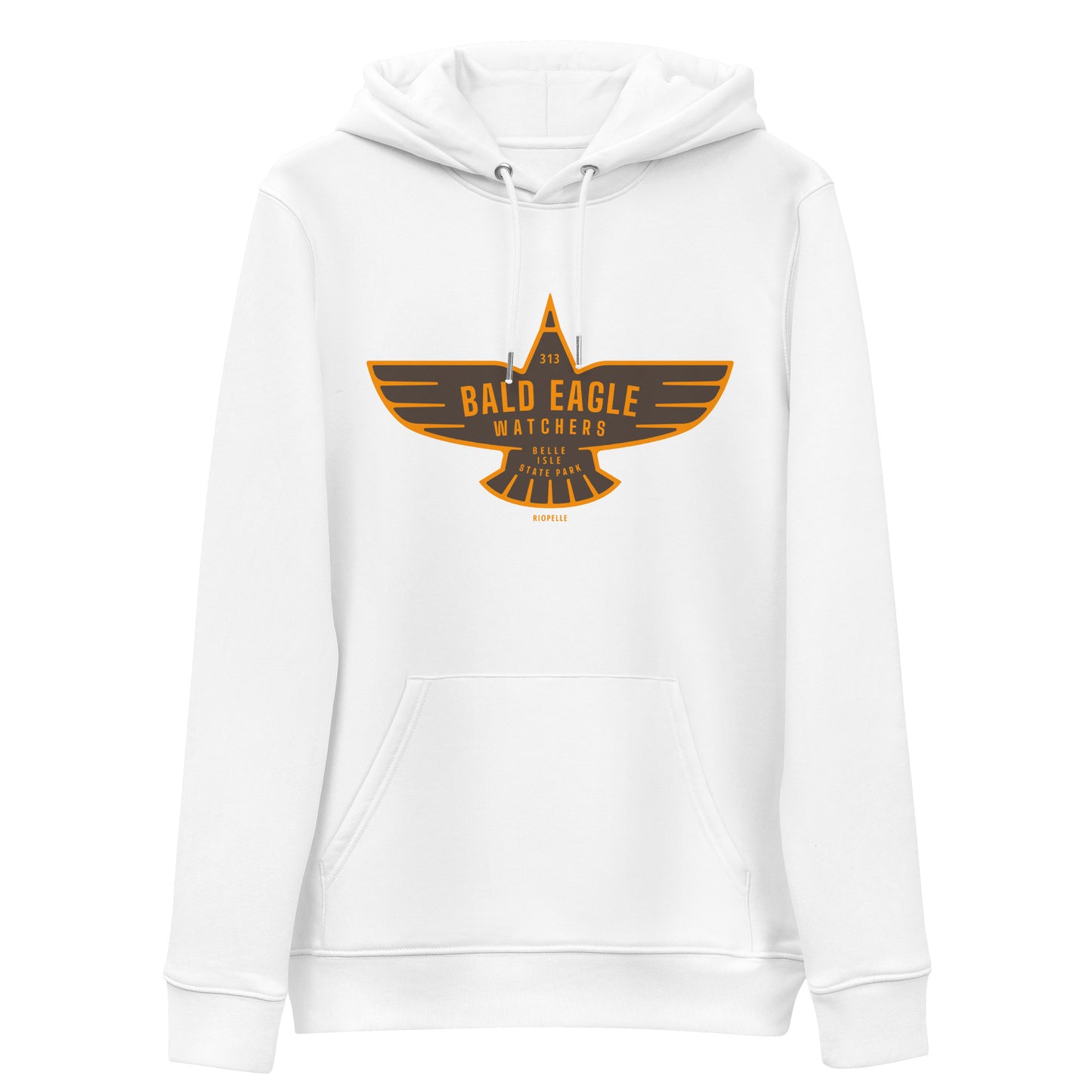 Bald Eagle Watchers Belle Isle State Park - Unisex Eco Hoodie