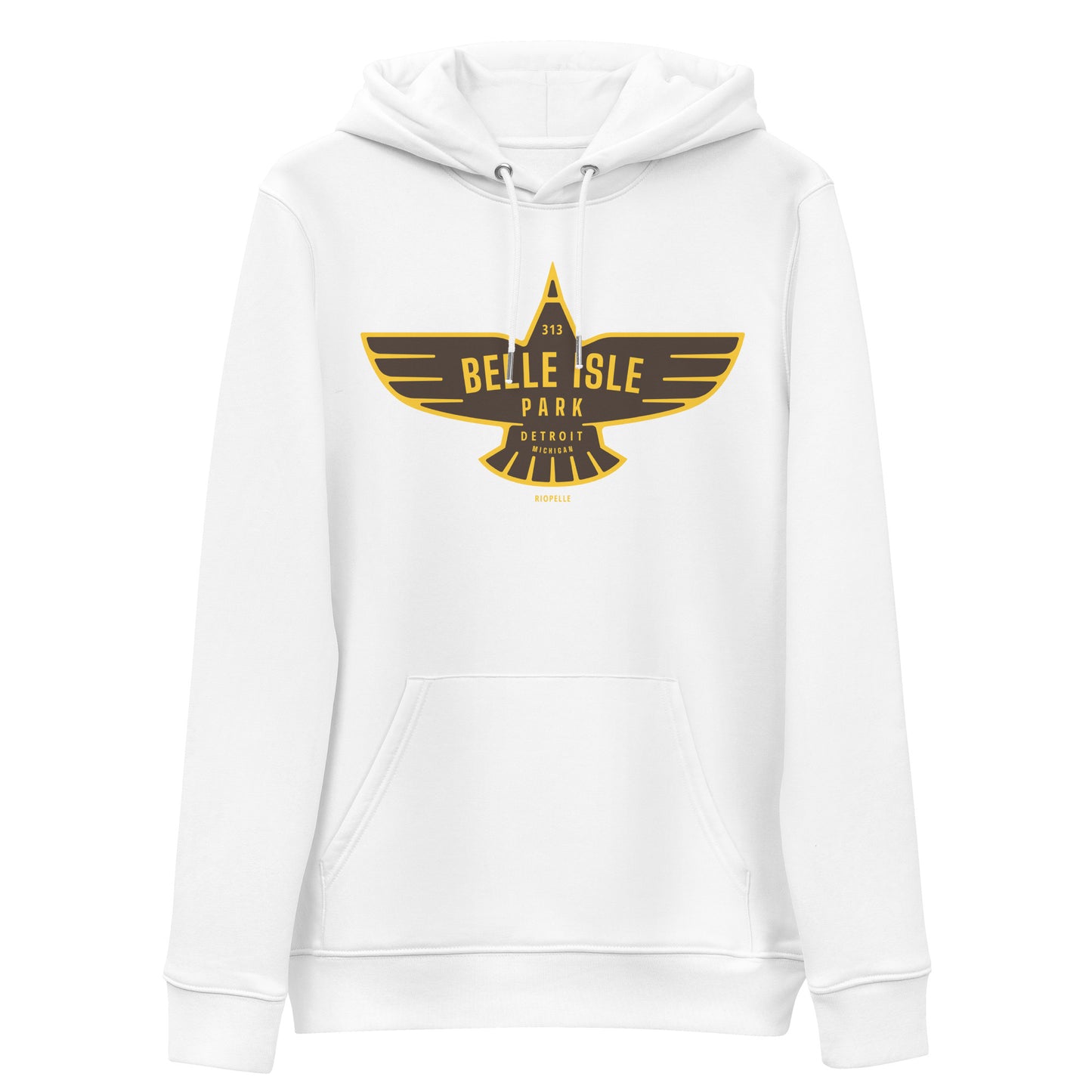 Belle Isle Park Eagle Icon - Unisex Eco Hoodie