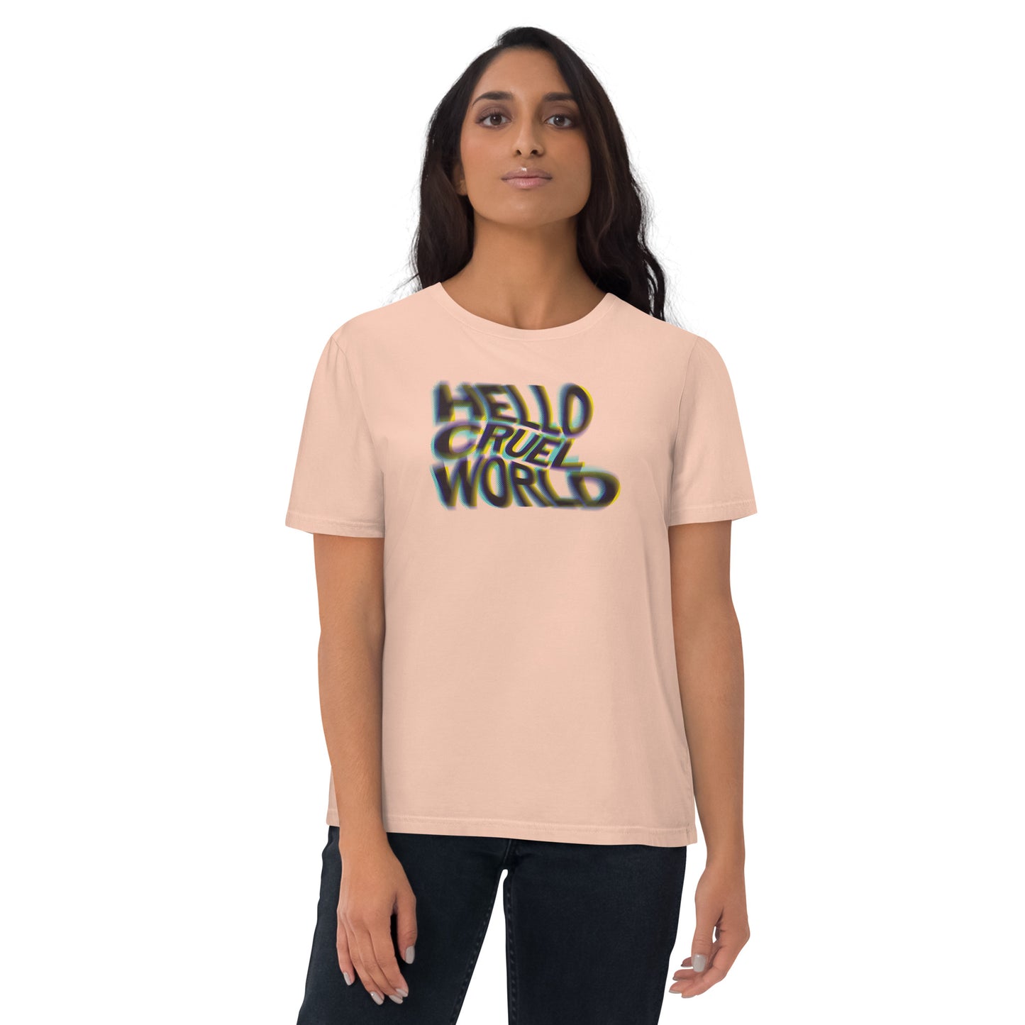 Hello Cruel World - Unisex Organic T-shirt