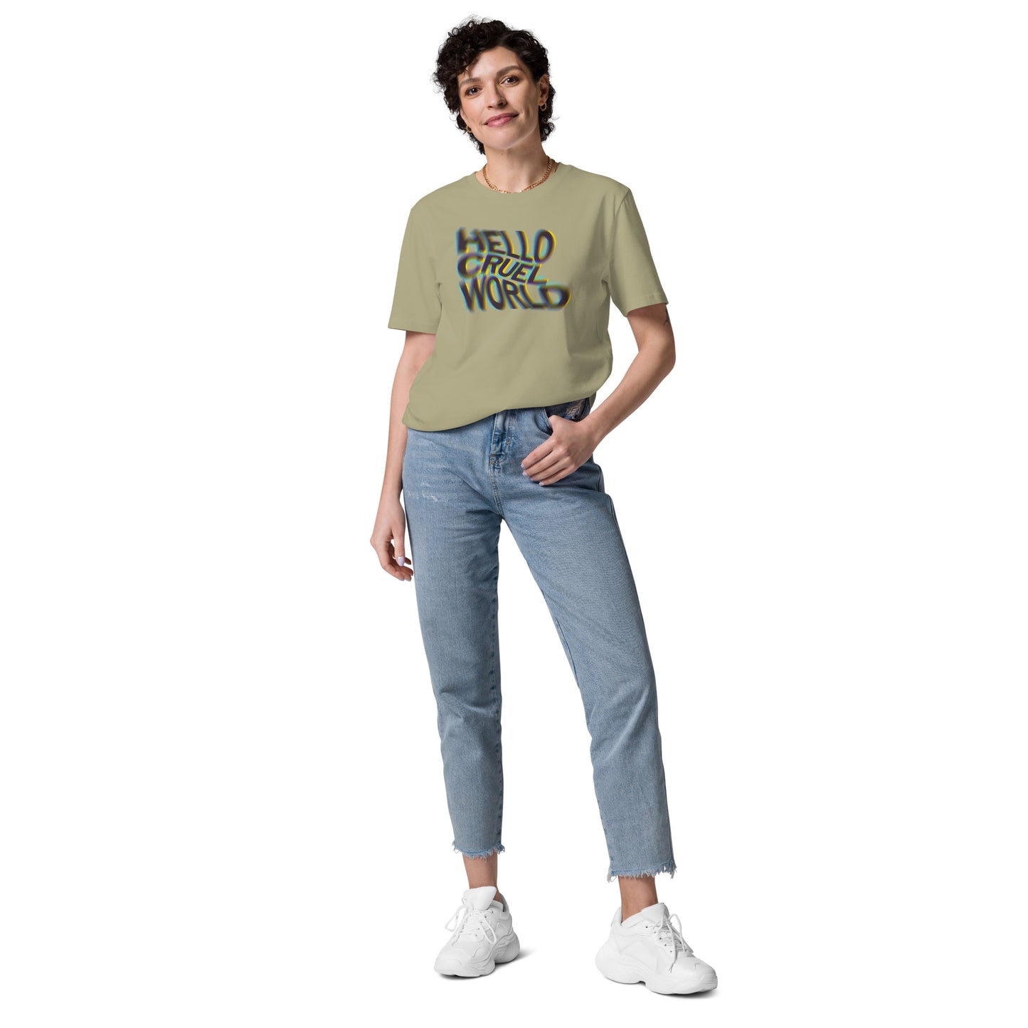 Hello Cruel World - Unisex Organic T-shirt