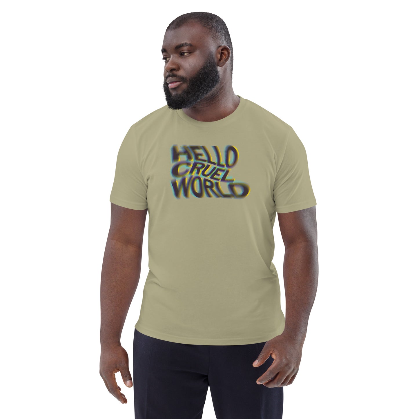 Hello Cruel World - Unisex Organic T-shirt