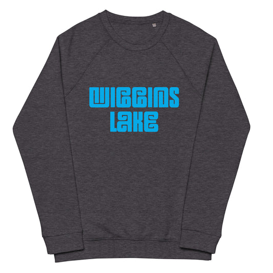 Wiggins Lake - Unisex Organic Raglan Sweatshirt