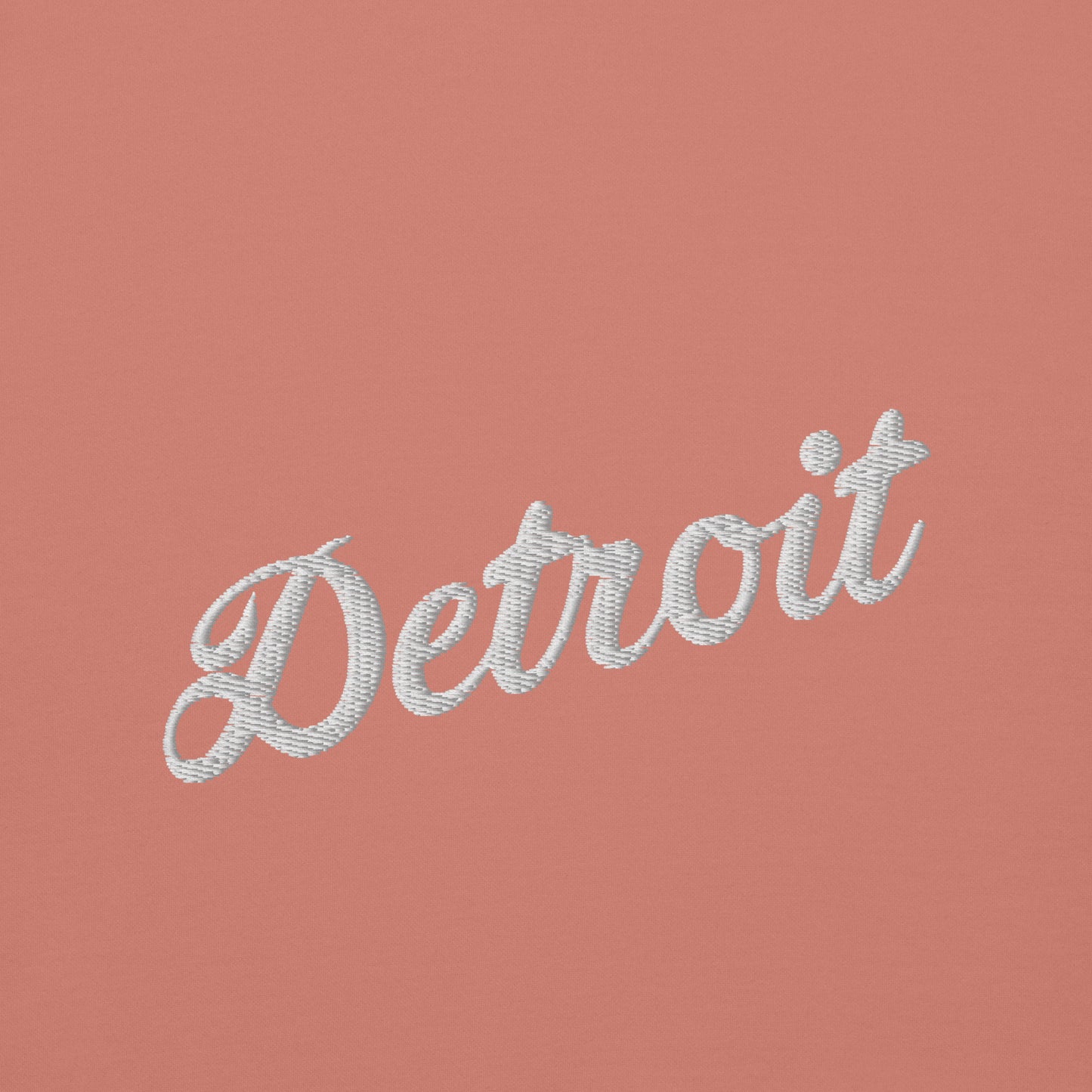 Detroit Script Embroidered Unisex Hoodie