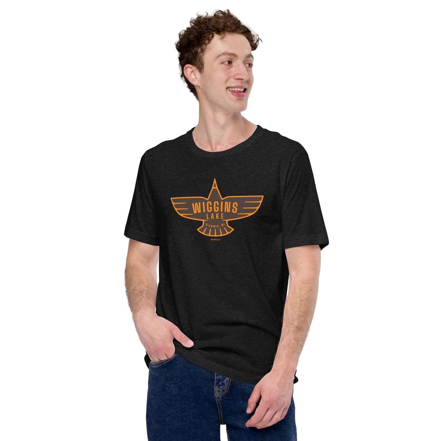 Wiggins Lake Eagle Icon - Unisex T-shirt