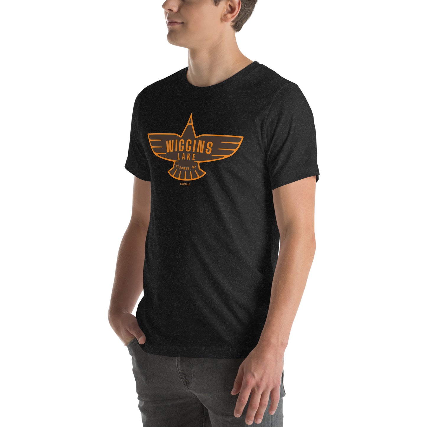 Wiggins Lake Eagle Icon - Unisex T-shirt