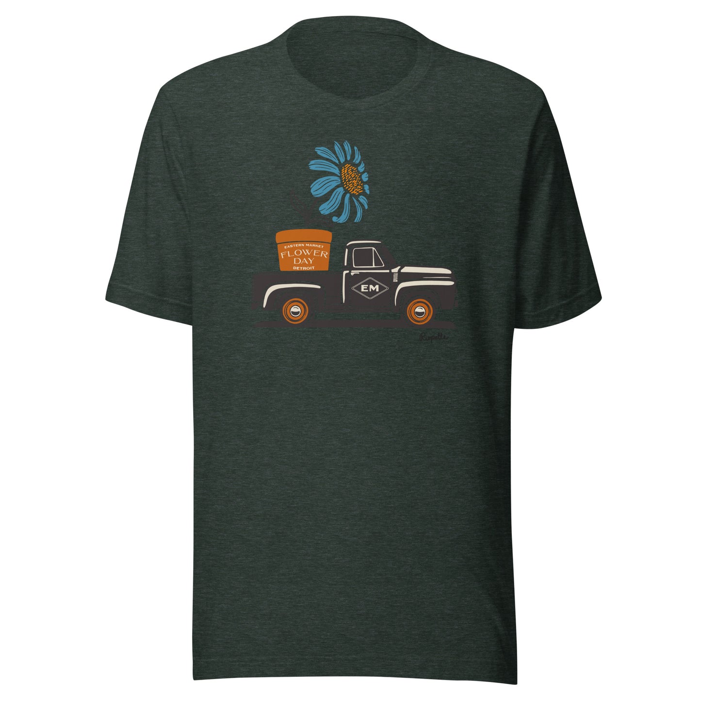 Eastern Market Flower Day - Unisex T-shirt