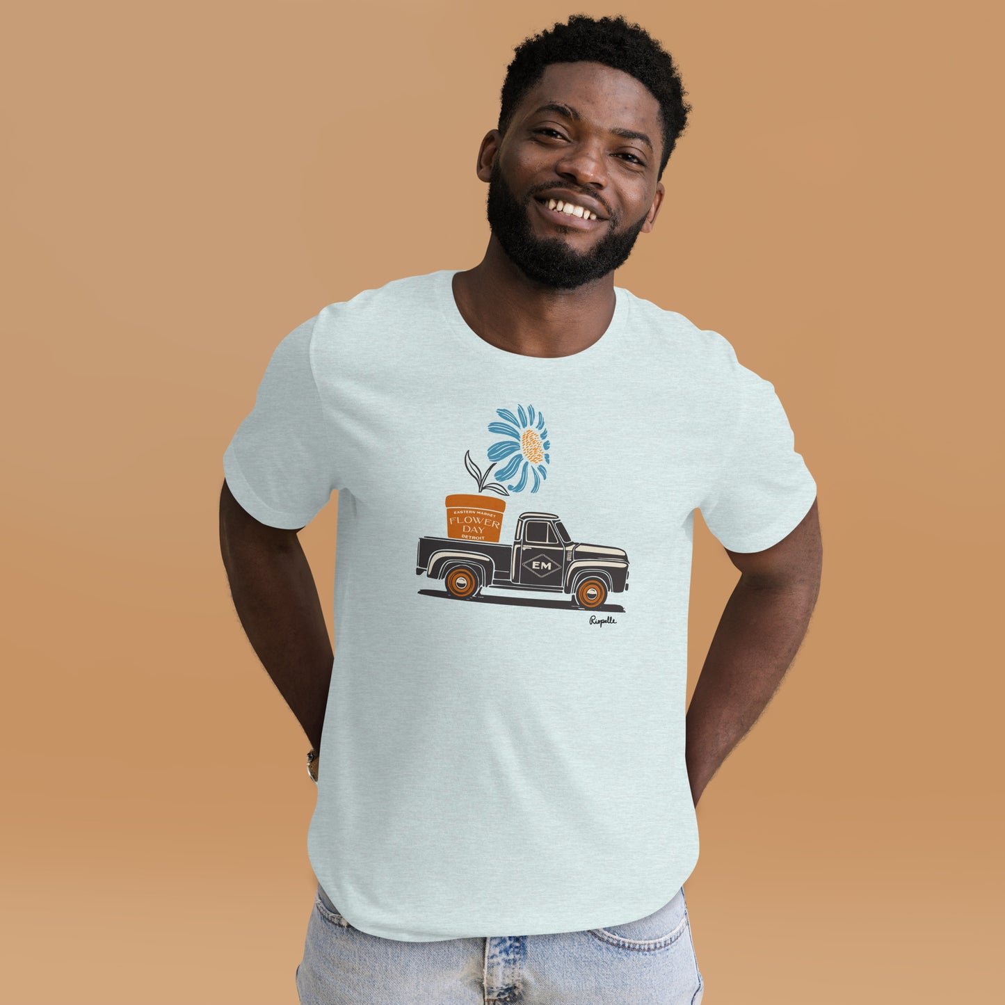 Eastern Market Flower Day - Unisex T-shirt