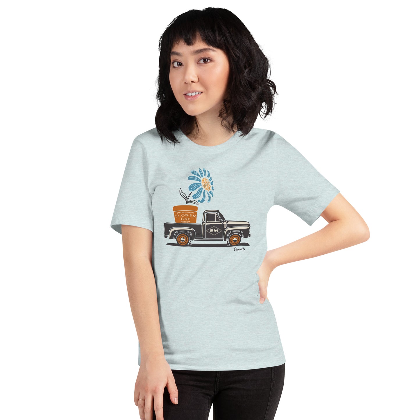 Eastern Market Flower Day - Unisex T-shirt