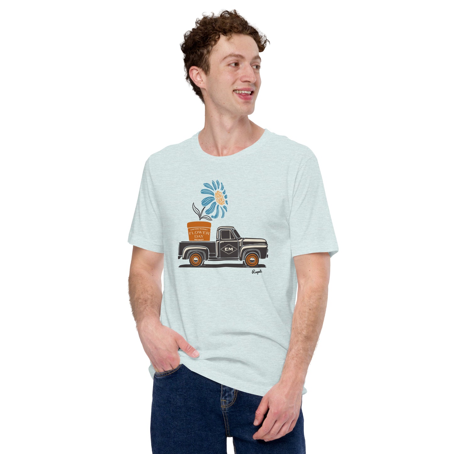 Eastern Market Flower Day - Unisex T-shirt