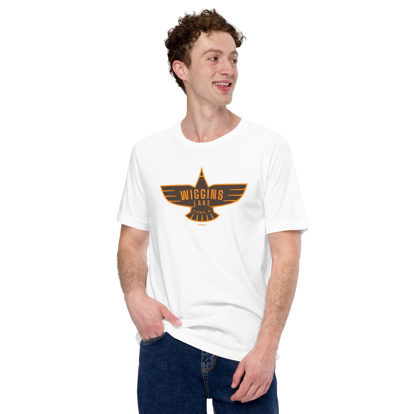 Wiggins Lake Eagle Icon - Unisex T-shirt