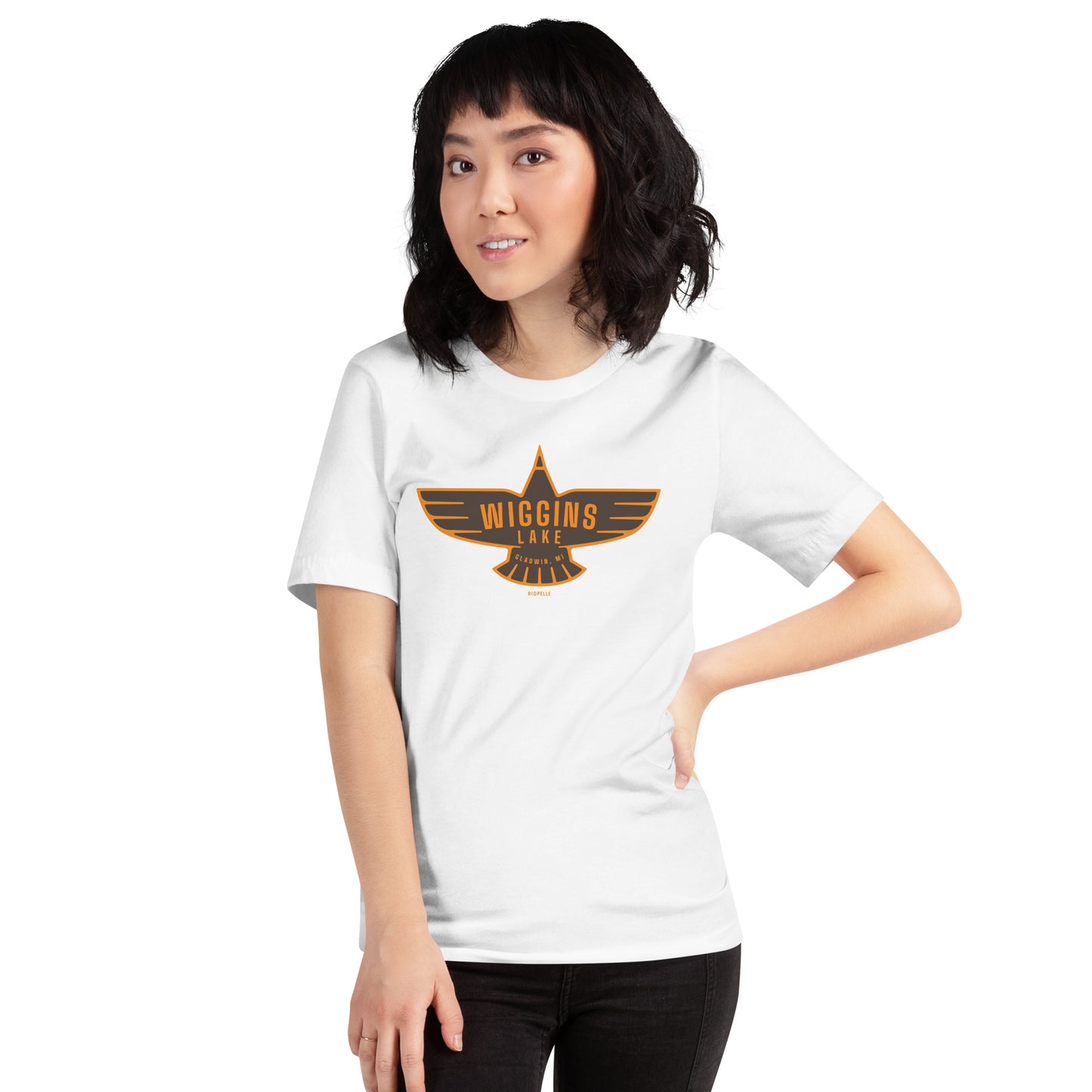 Wiggins Lake Eagle Icon - Unisex T-shirt