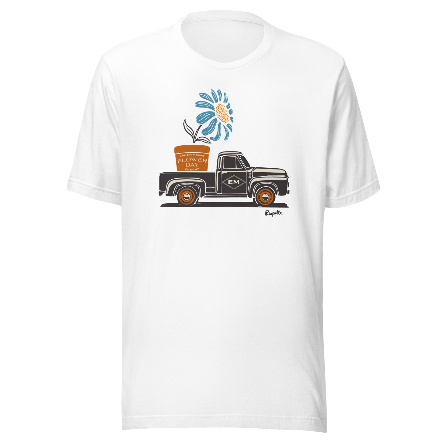 Eastern Market Flower Day - Unisex T-shirt