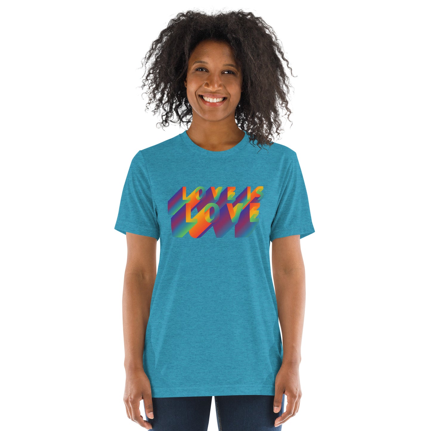 Love Is Love Tri-Blend Short Sleeve T-shirt