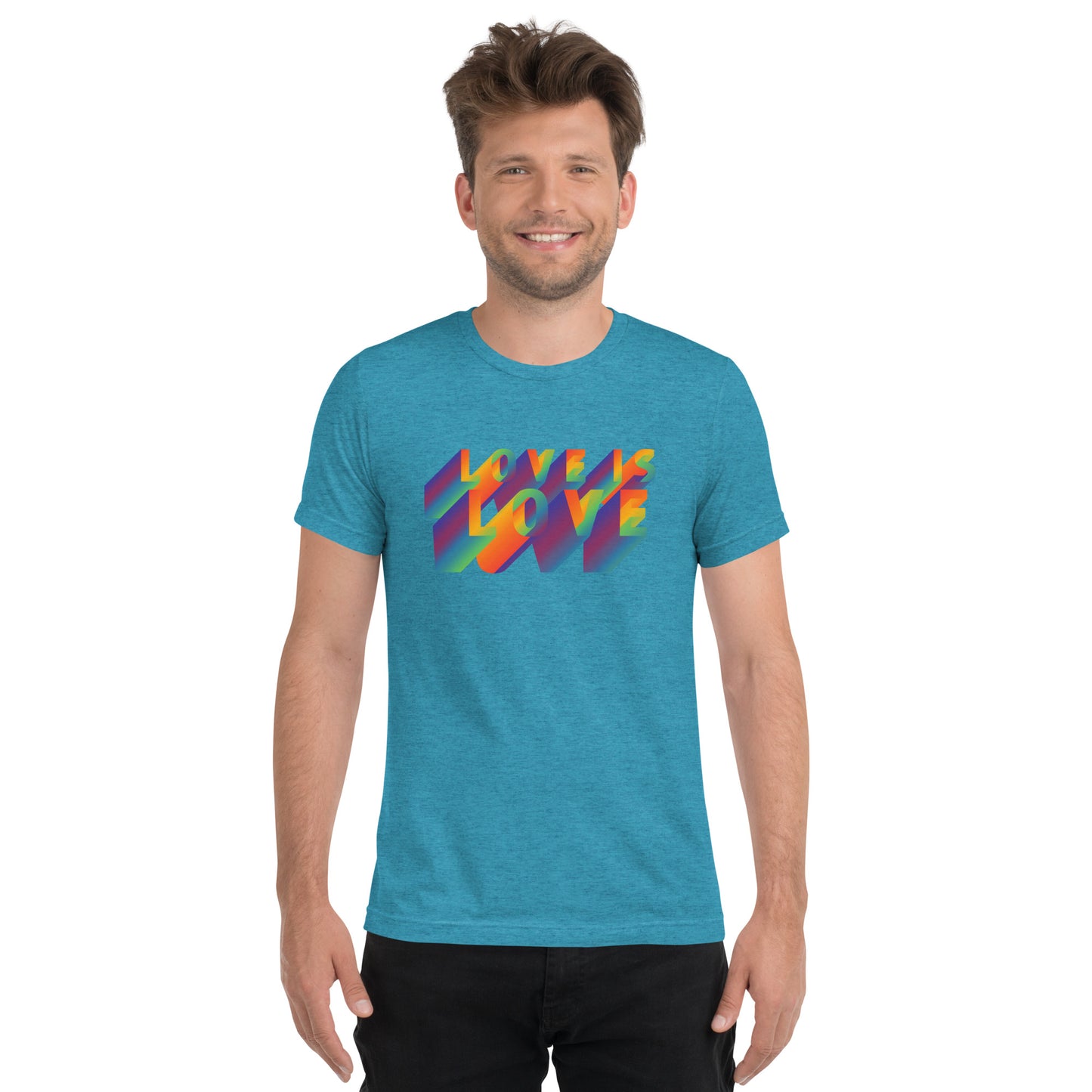 Love Is Love Tri-Blend Short Sleeve T-shirt