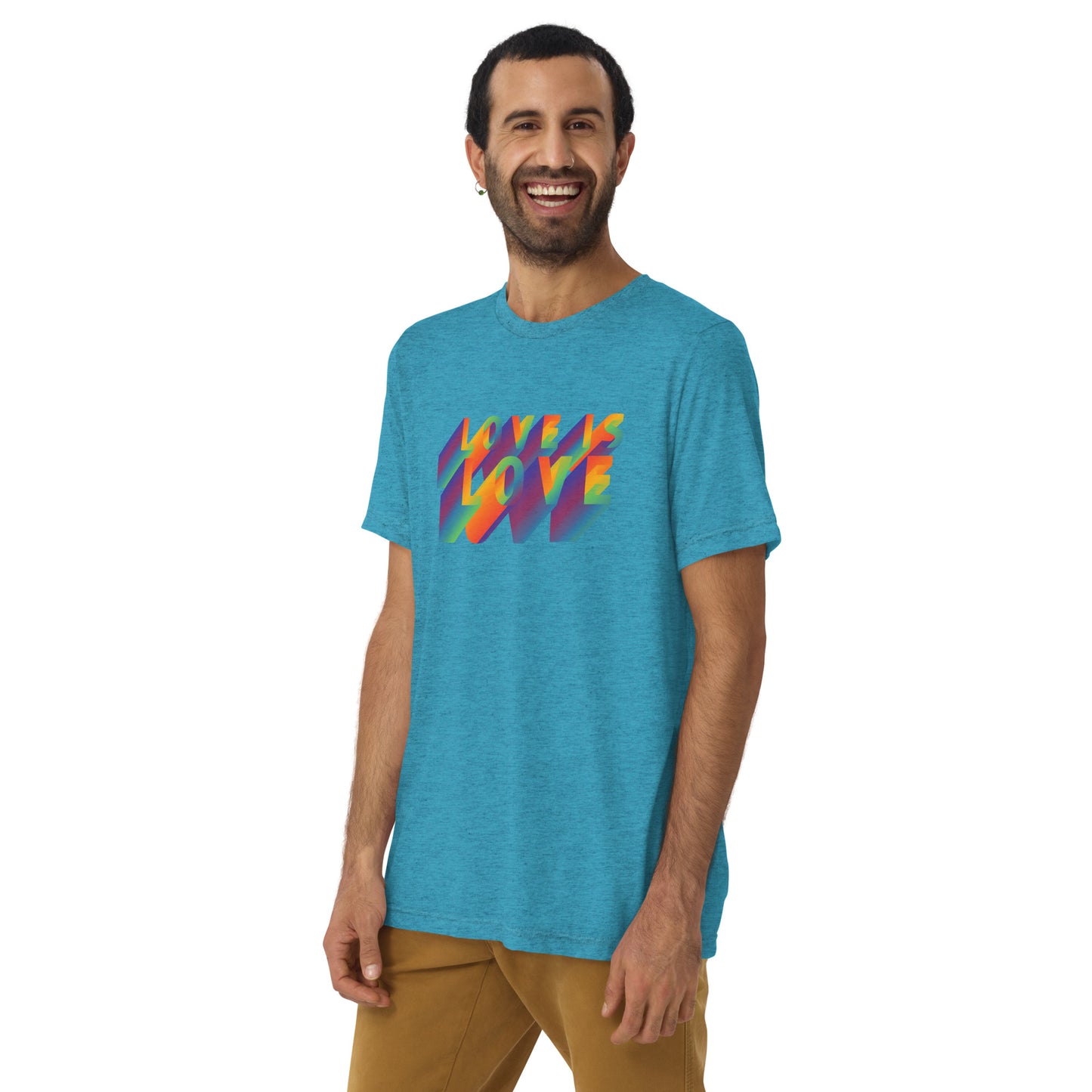 Love Is Love Tri-Blend Short Sleeve T-shirt