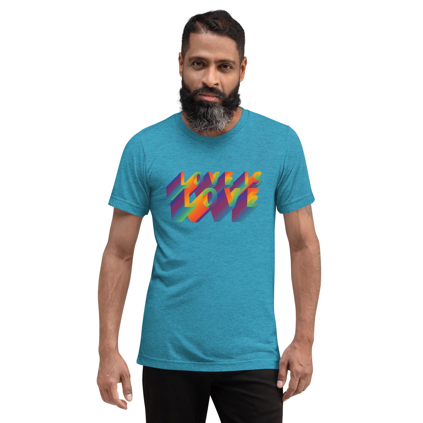 Love Is Love Tri-Blend Short Sleeve T-shirt