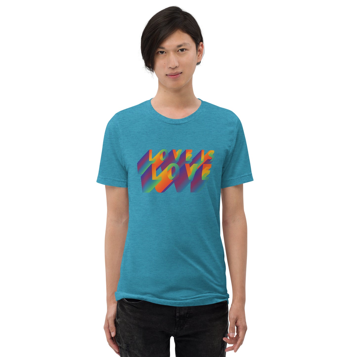 Love Is Love Tri-Blend Short Sleeve T-shirt